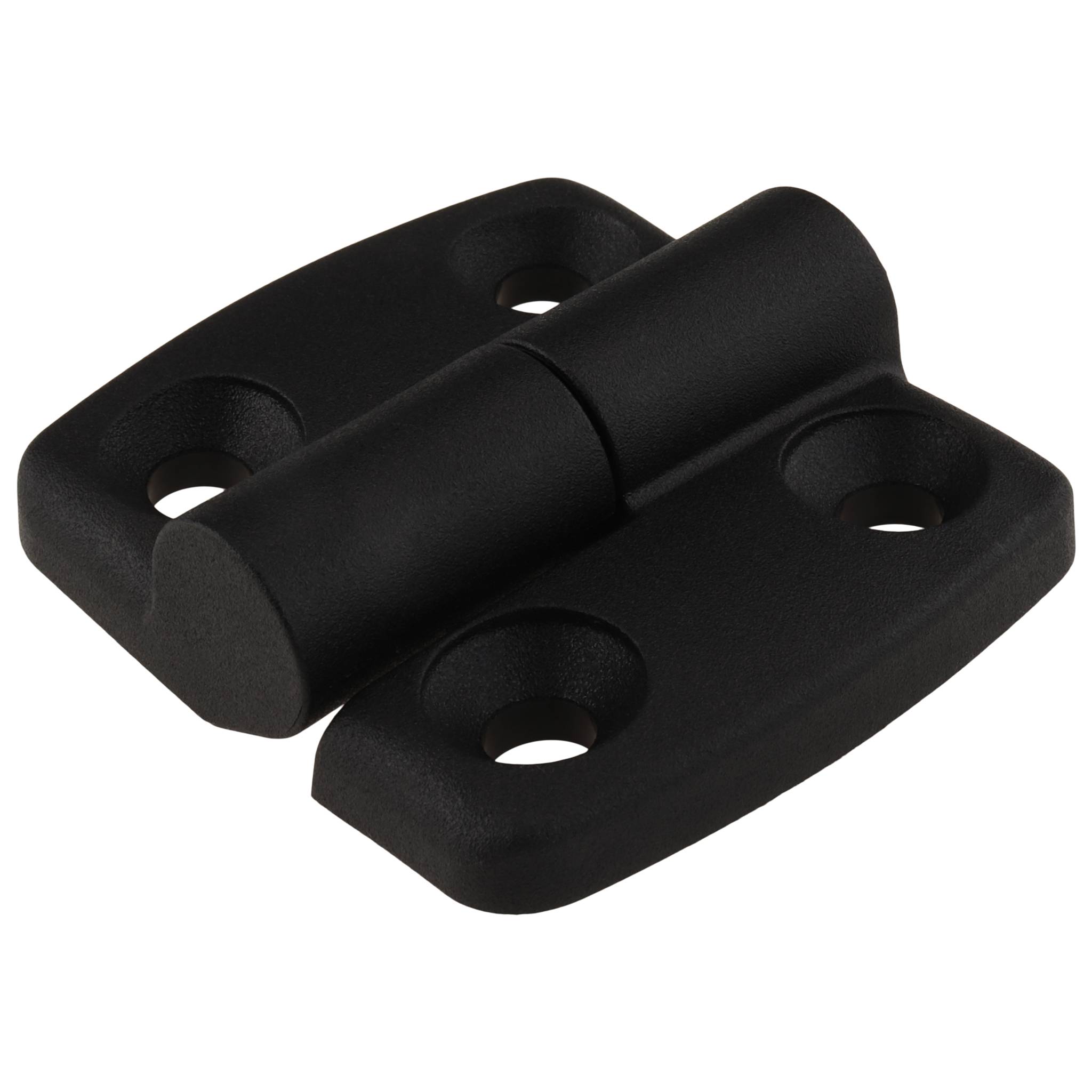 Scharnier, Kunststoff-Kombischarnier, 52x48x15, Kunststoff PA glasfaserverstärkt, schwarz