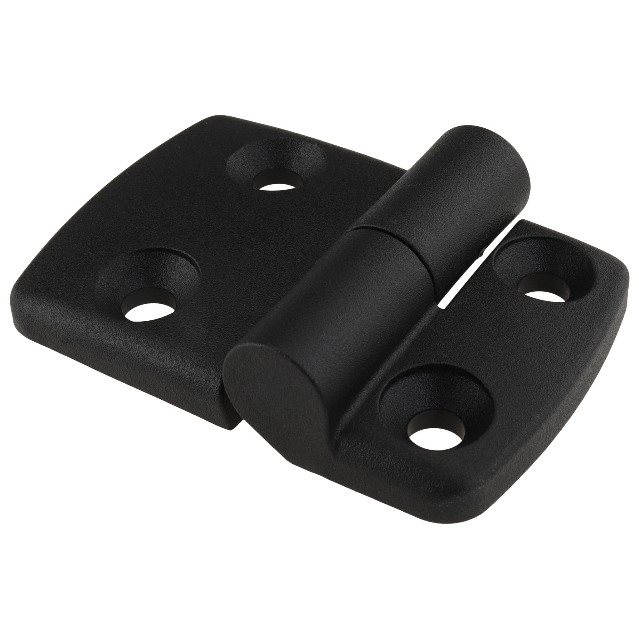 Scharnier, Kunststoff-Kombischarnier, 70x48x15, Kunststoff PA glasfaserverstärkt, schwarz