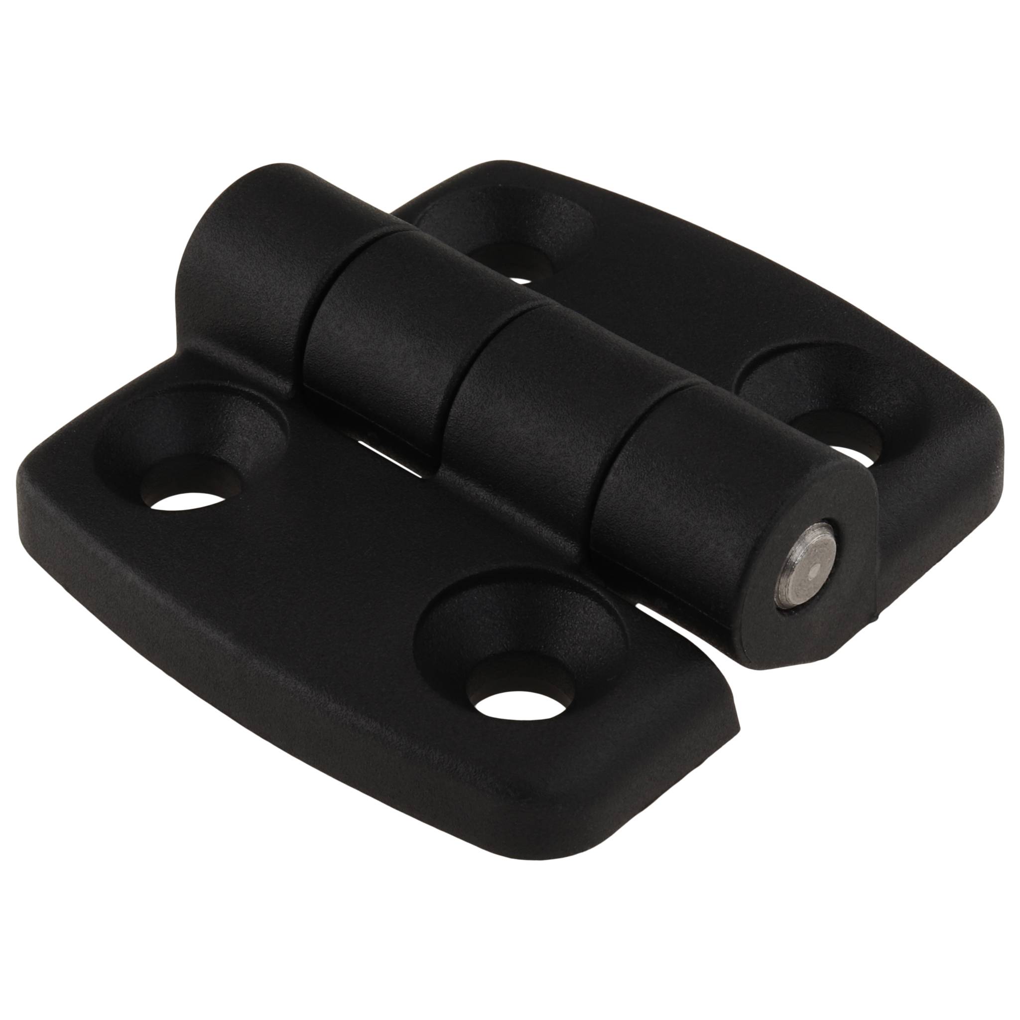 Scharnier, Kunststoff-Kombischarnier, 52x48x15, Kunststoff PA glasfaserverstärkt, schwarz