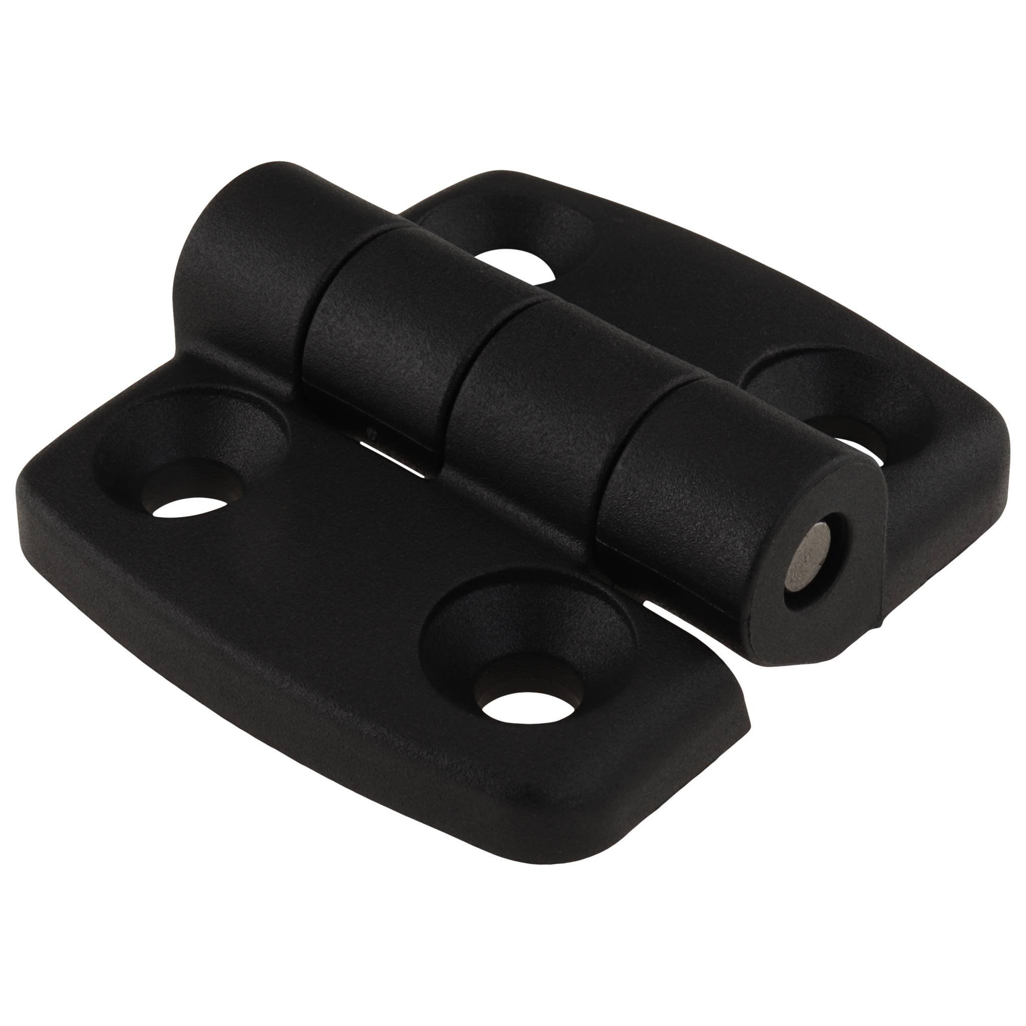 Scharnier, Kunststoff-Kombischarnier, 52x48x15, Kunststoff PA glasfaserverstärkt, schwarz