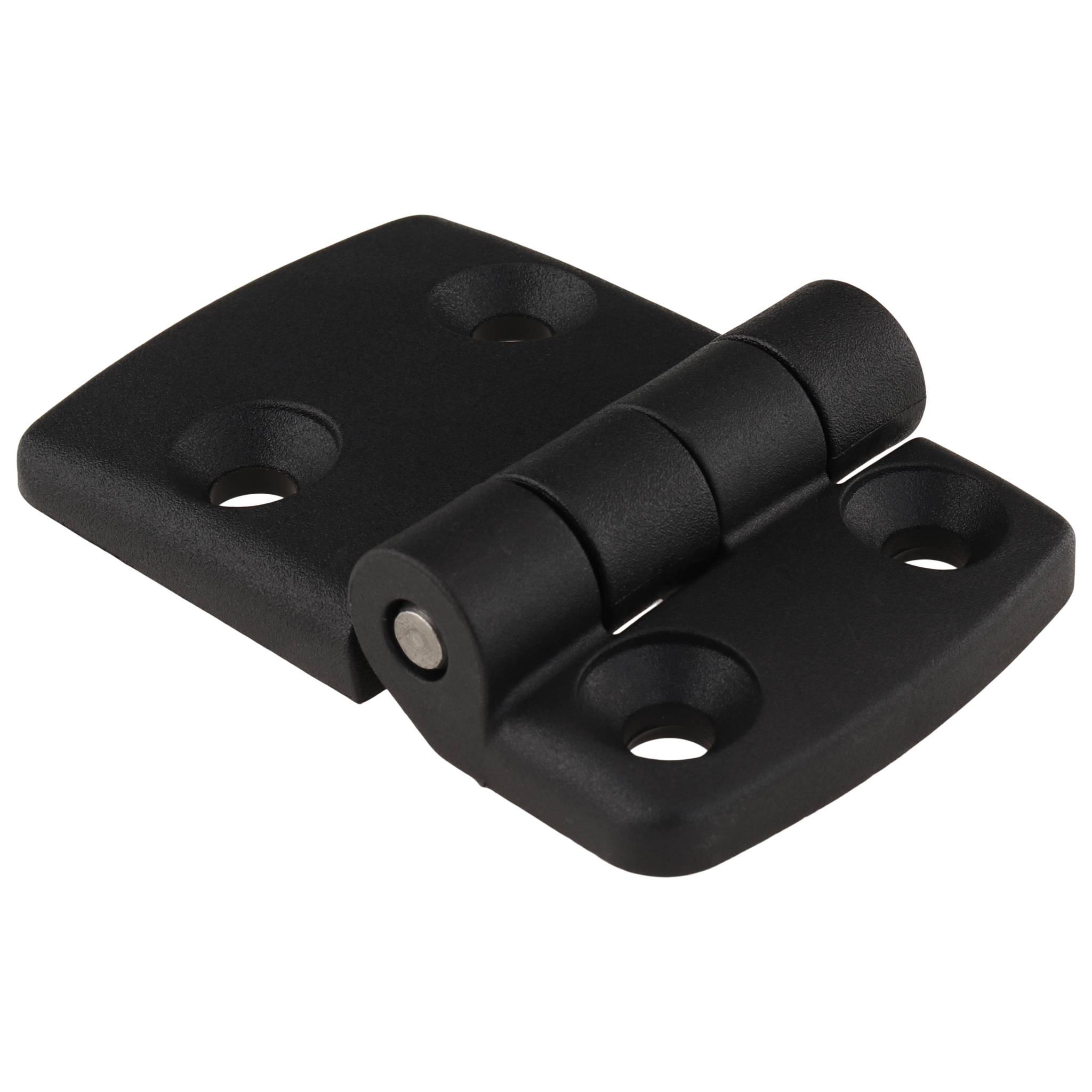 Scharnier, Kunststoff-Kombischarnier, 75x48x15, Kunststoff PA glasfaserverstärkt, schwarz