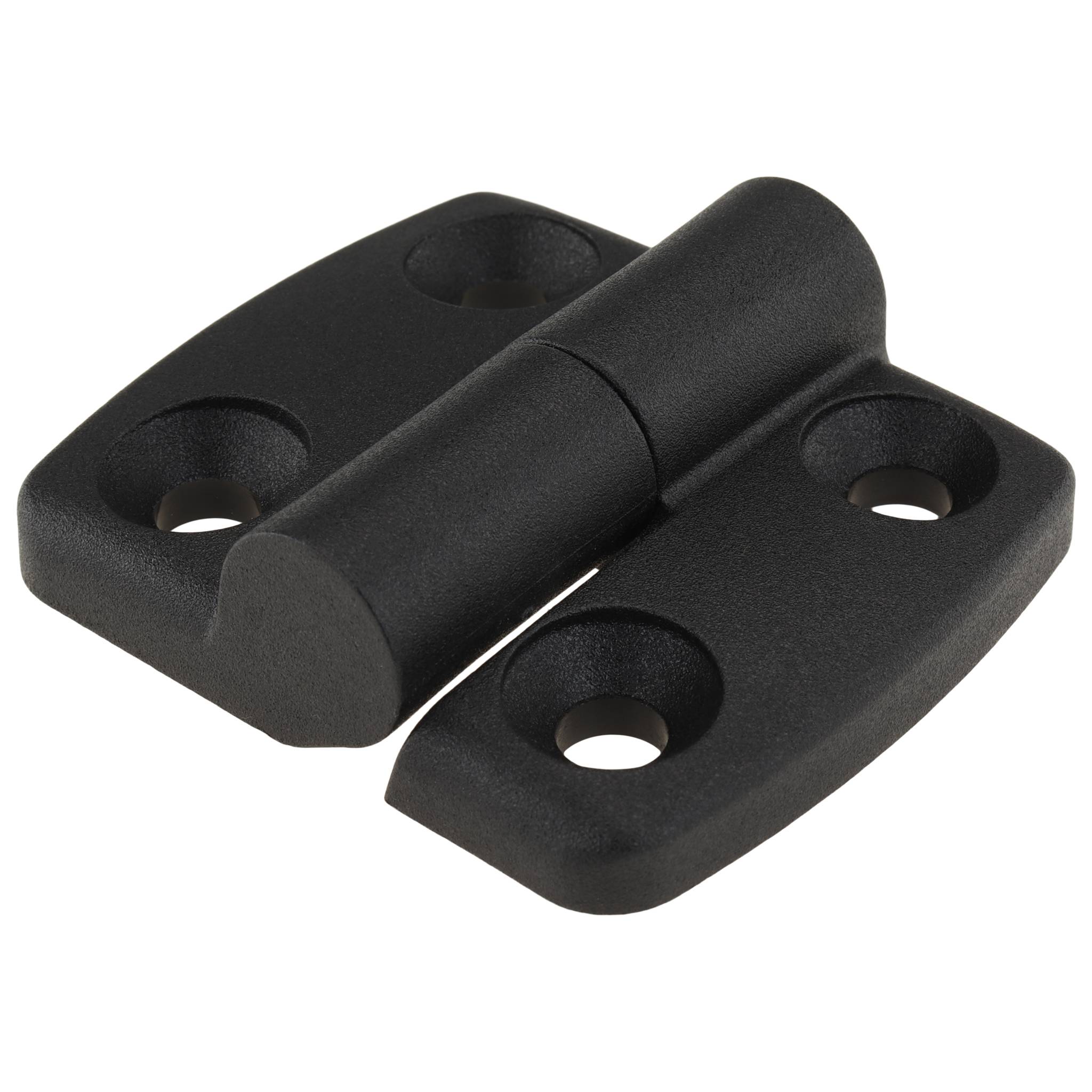 Scharnier, Kunststoff-Kombischarnier, 55,5x48x16, Kunststoff PA glasfaserverstärkt, schwarz