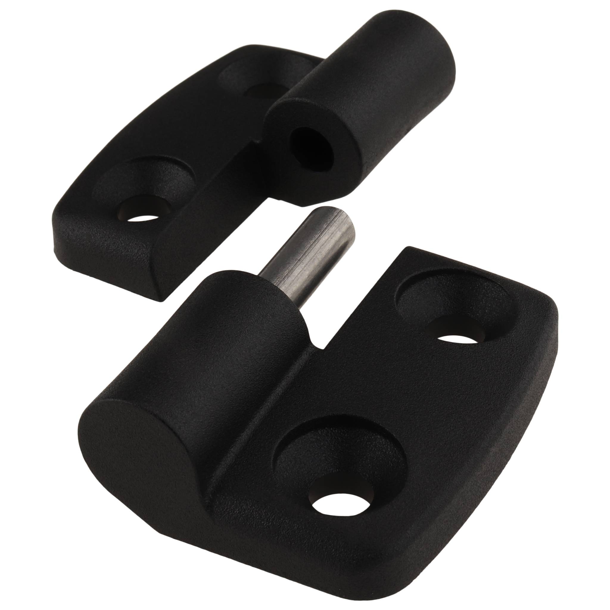 Scharnier, Kunststoff-Kombischarnier, 55,5x48x16, Kunststoff PA glasfaserverstärkt, schwarz