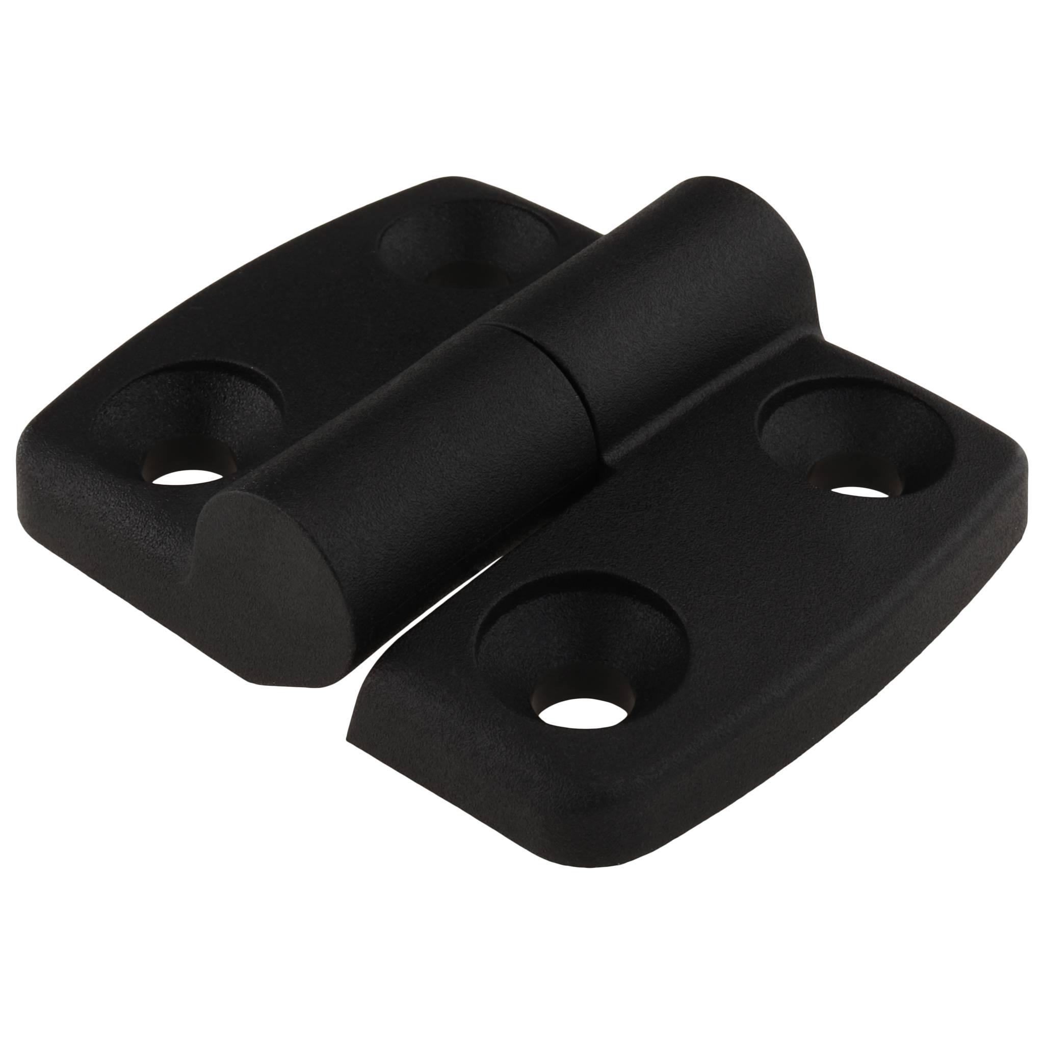 Scharnier, Kunststoff-Kombischarnier, 59x48x16, Kunststoff PA glasfaserverstärkt, schwarz