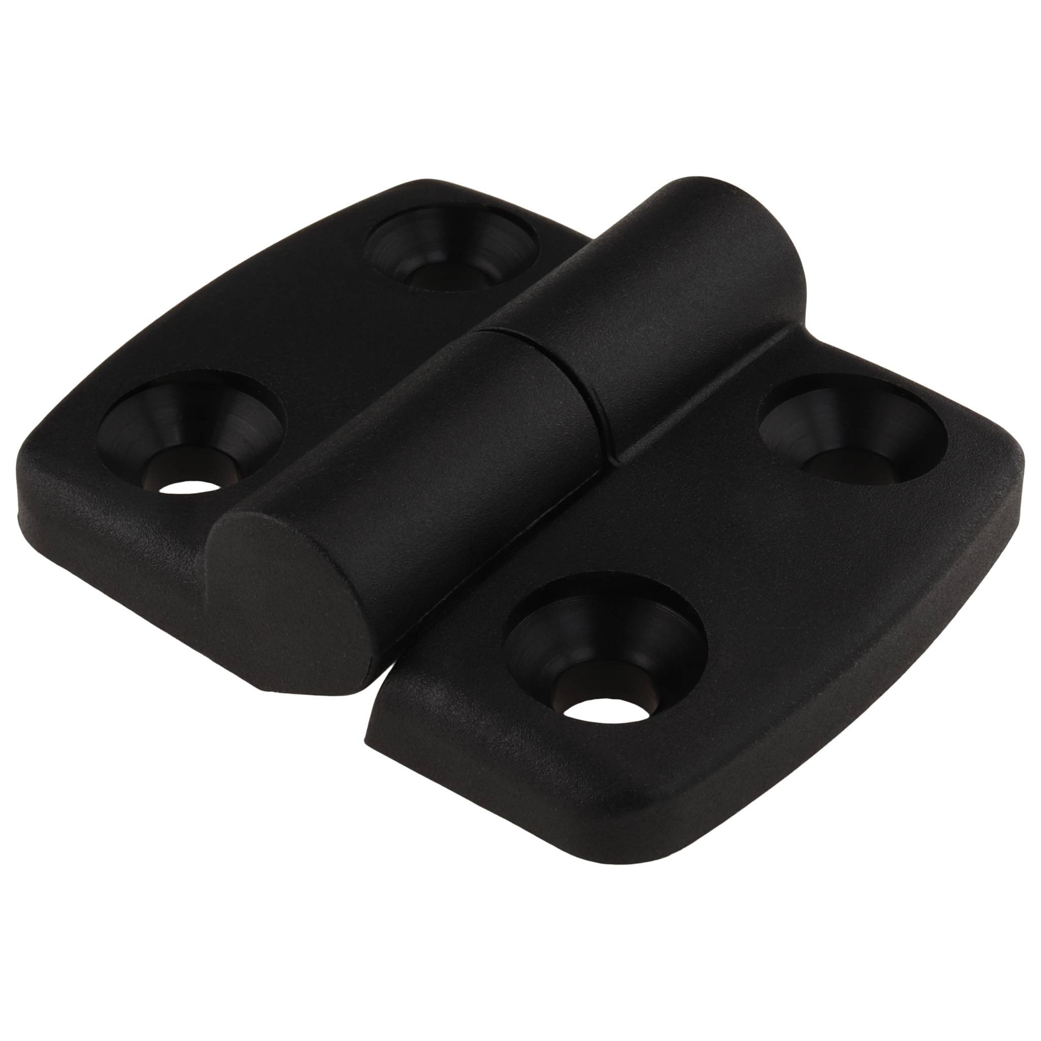 Scharnier, Kunststoff-Kombischarnier, 59x48x16, Kunststoff PA glasfaserverstärkt, schwarz