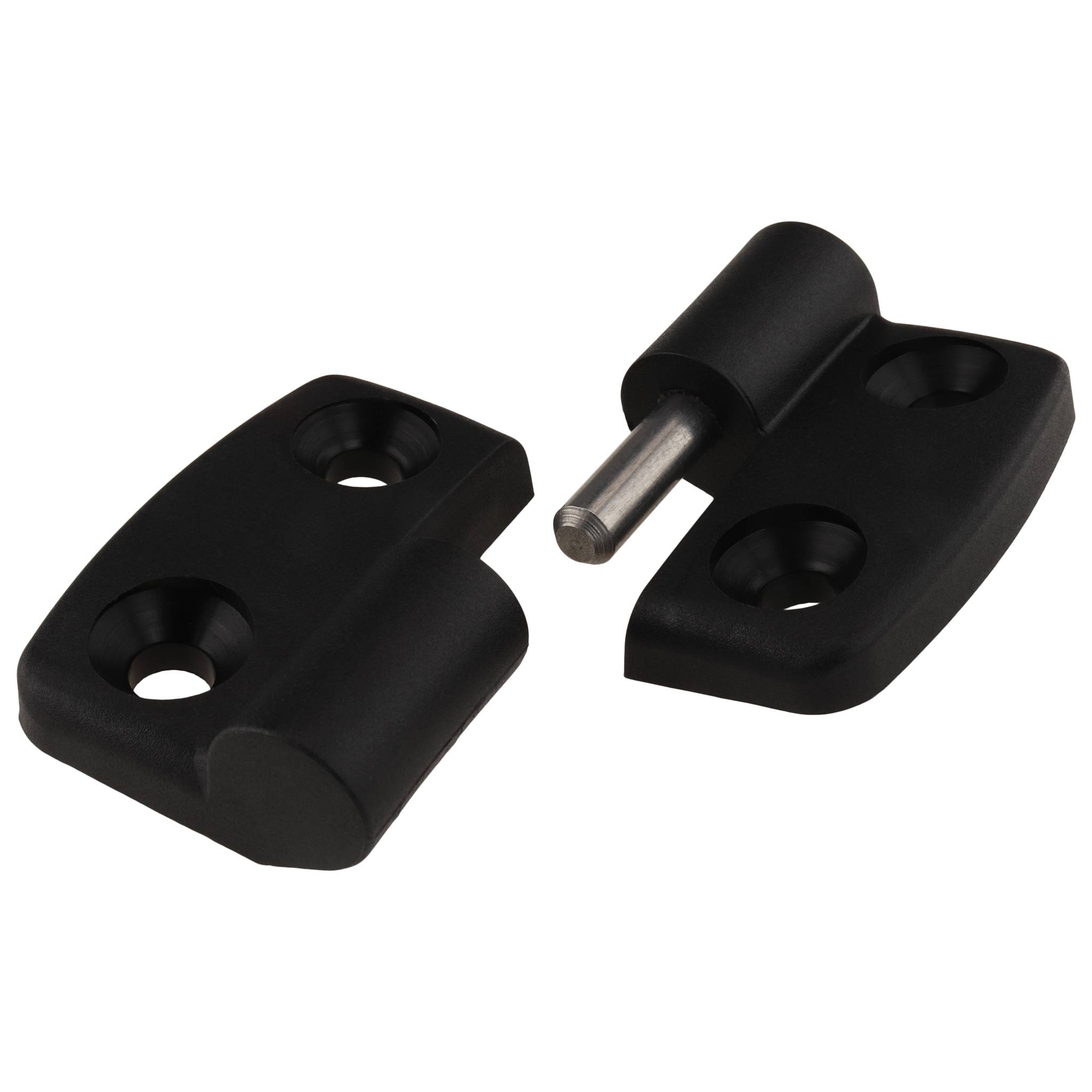 Scharnier, Kunststoff-Kombischarnier, 59x48x16, Kunststoff PA glasfaserverstärkt, schwarz