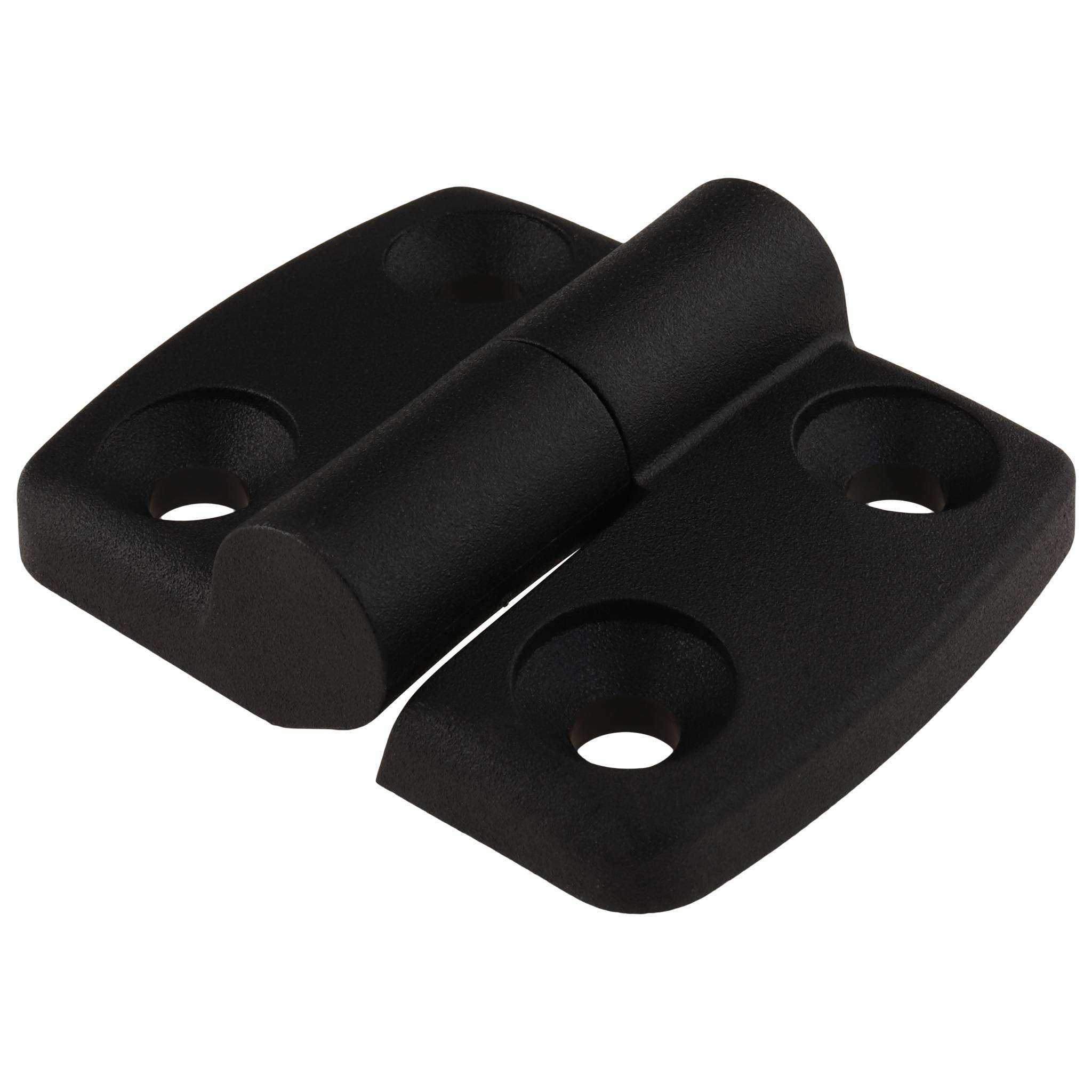 Scharnier, Kunststoff-Kombischarnier, 59x48x16, Kunststoff PA glasfaserverstärkt, schwarz