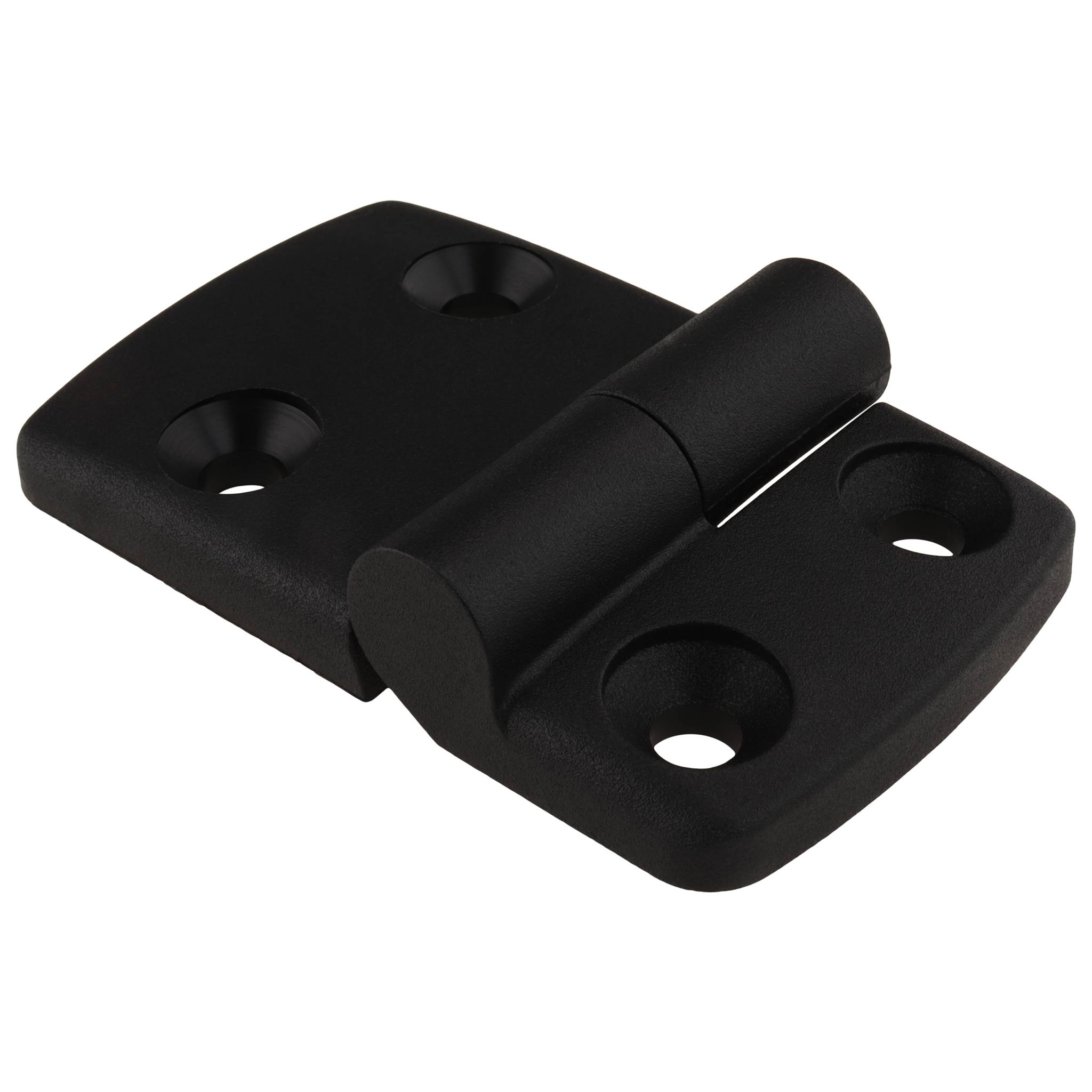 Scharnier, Kunststoff-Kombischarnier, 78x48x16, Kunststoff PA glasfaserverstärkt, schwarz