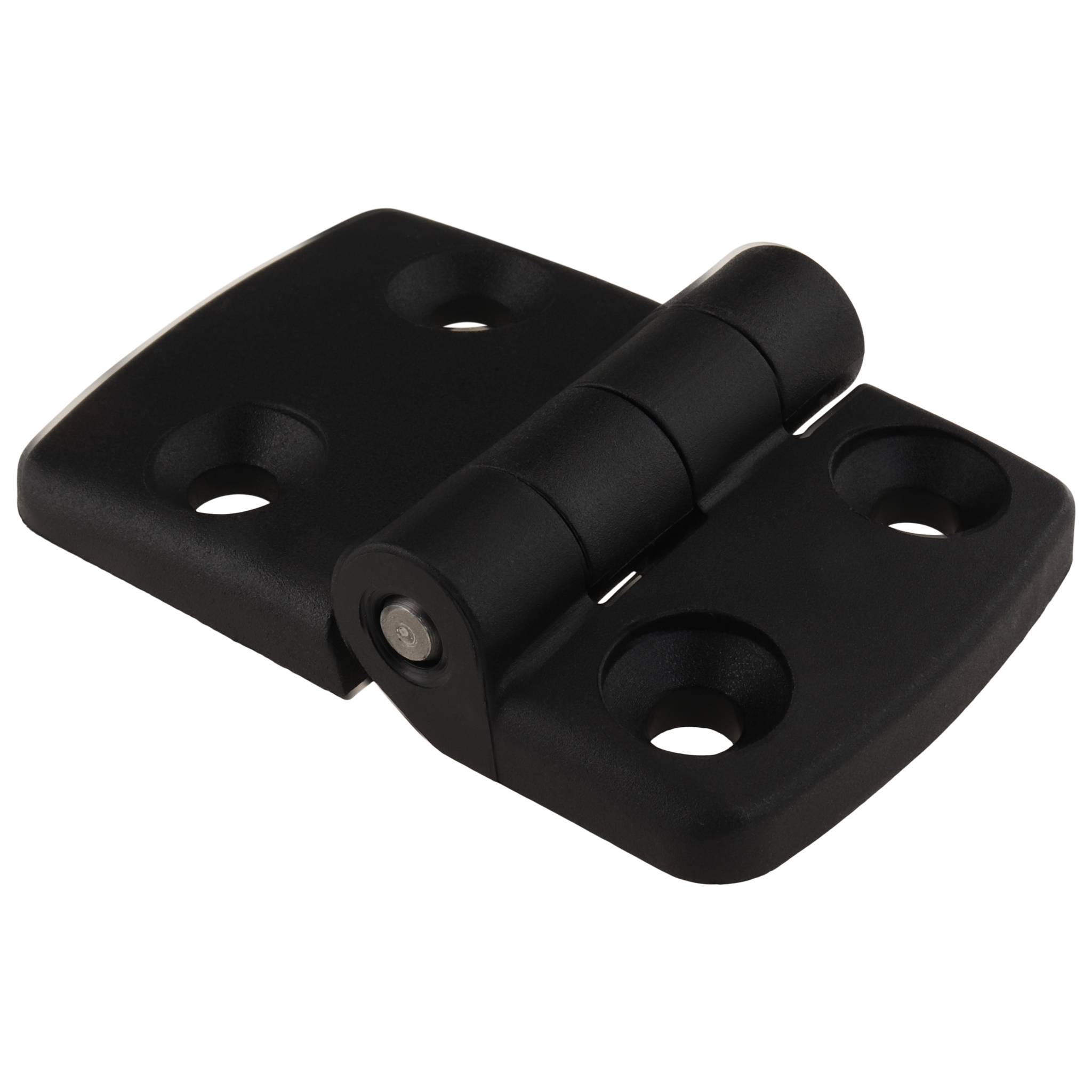 Scharnier, Kunststoff-Kombischarnier, 73x48x16, Kunststoff PA glasfaserverstärkt, schwarz