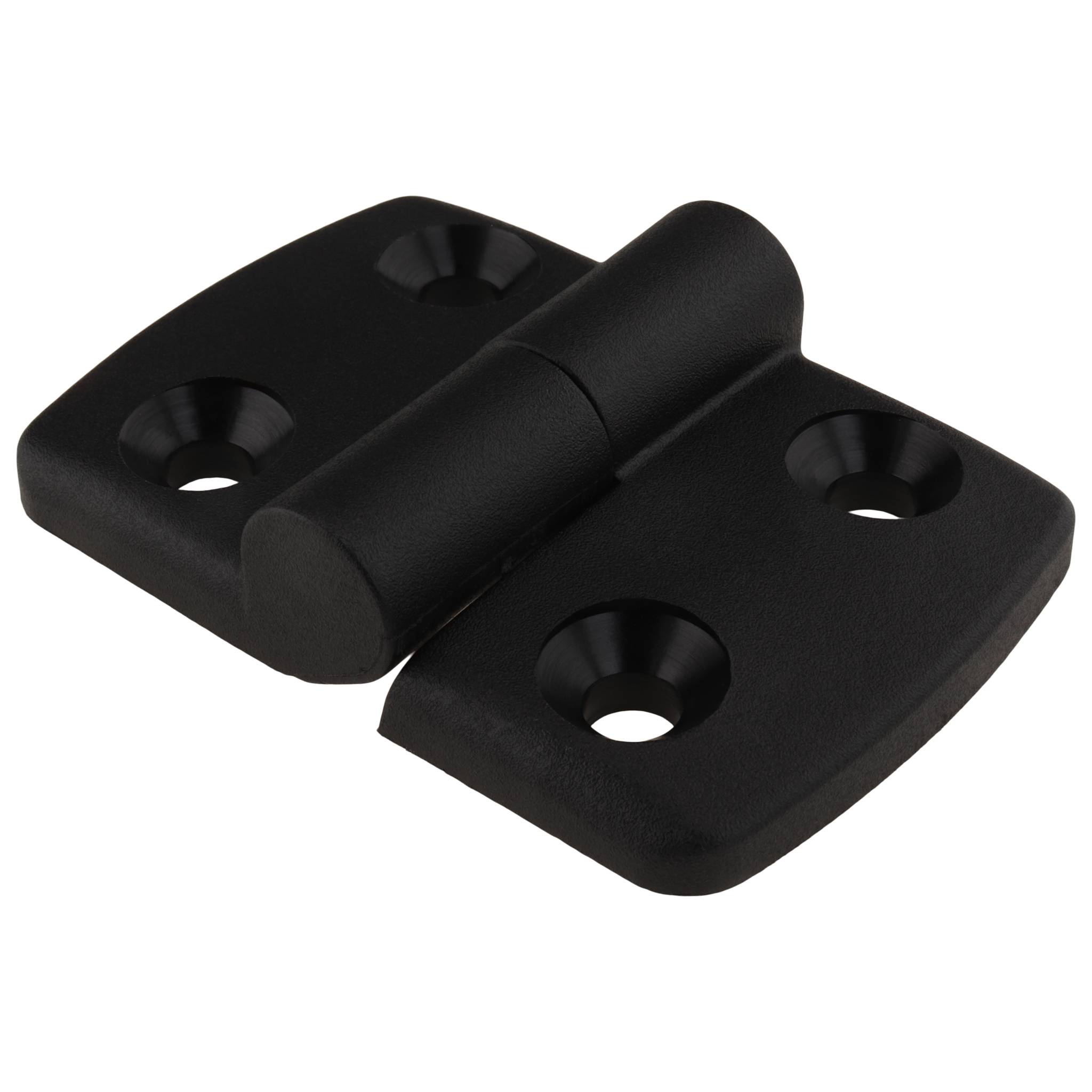 Scharnier, Kunststoff-Kombischarnier, 72x48x16, Kunststoff PA glasfaserverstärkt, schwarz