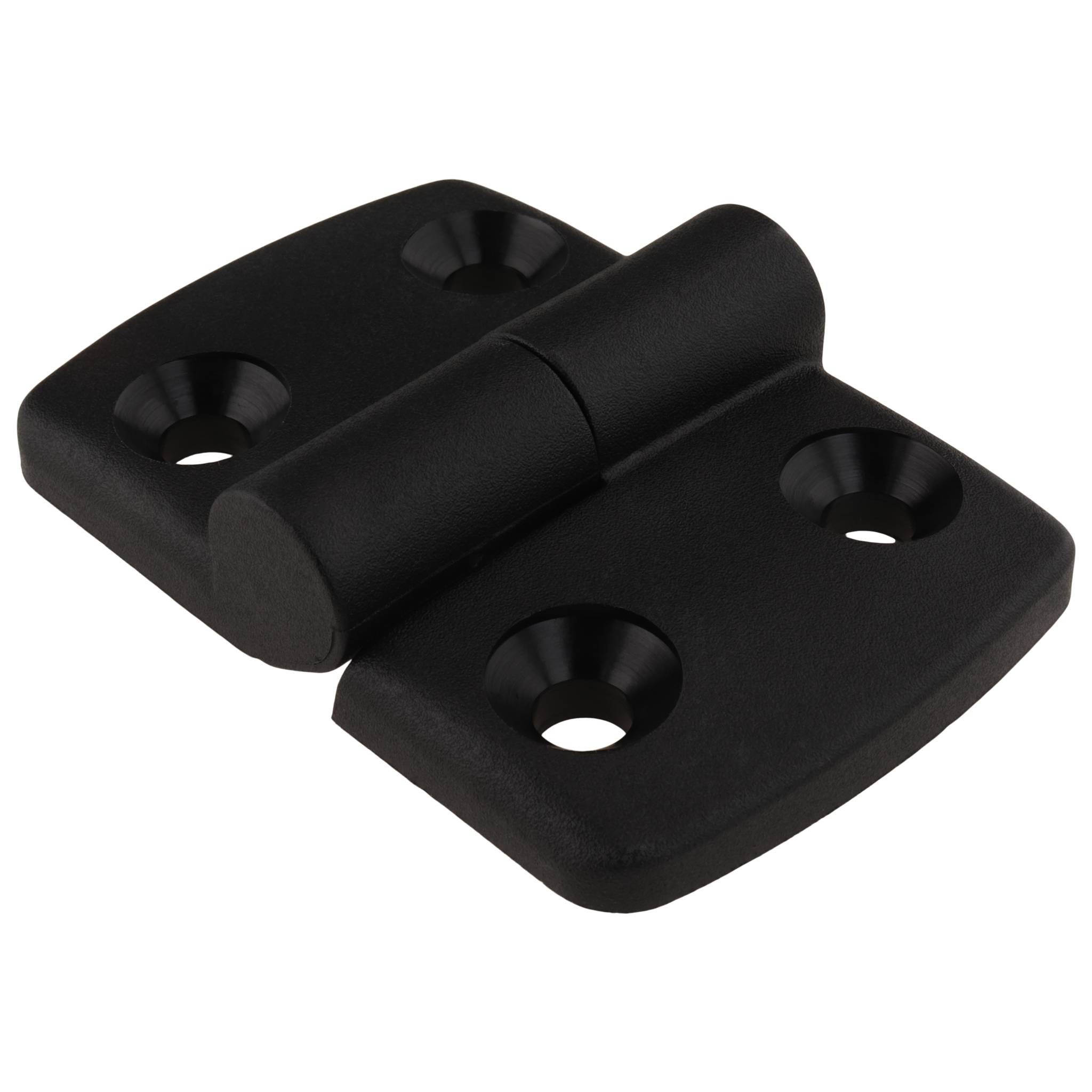 Scharnier, Kunststoff-Kombischarnier, 72x48x16, Kunststoff PA glasfaserverstärkt, schwarz