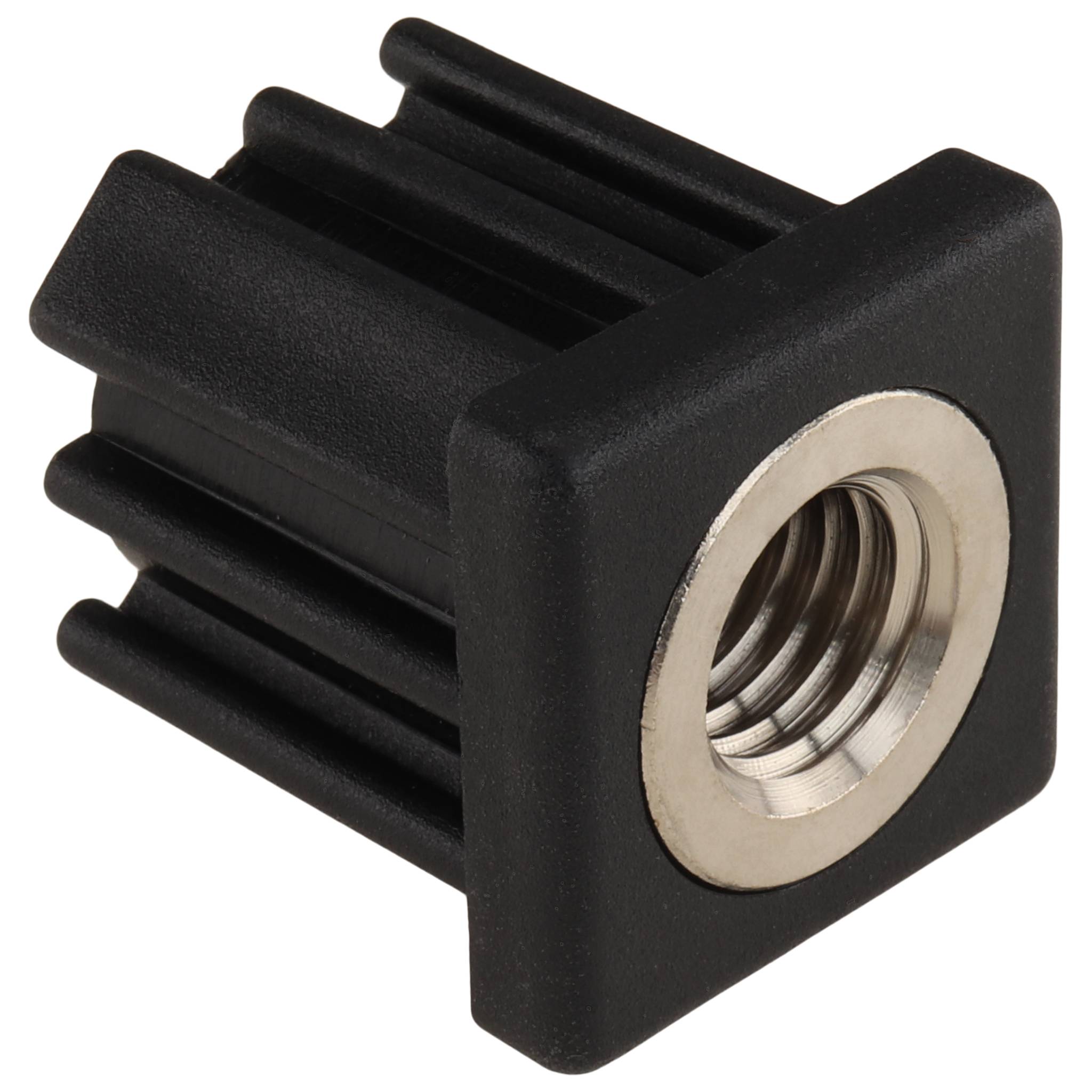 Stopfen, Gewindestopfen M14, 30x30x1.5, Kunststoff PA glasfaserverstärkt, schwarz