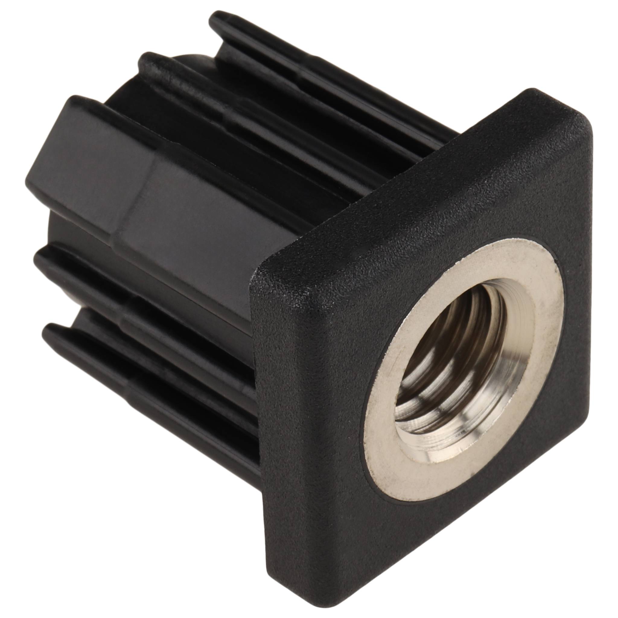 Stopfen, Gewindestopfen M14, 30x30x2.0, Kunststoff PA glasfaserverstärkt, schwarz