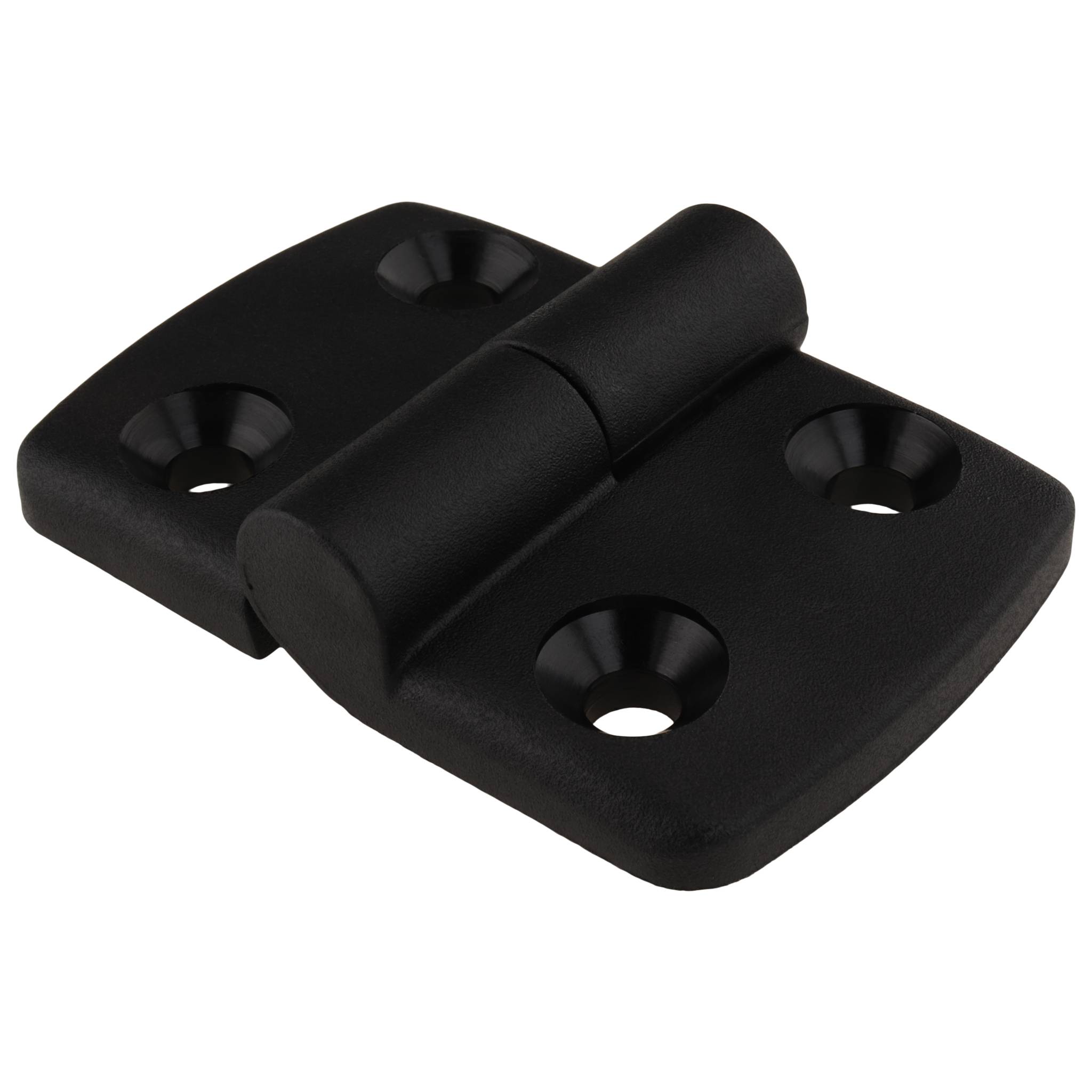 Scharnier, Kunststoff-Kombischarnier, 72x48x16, Kunststoff PA glasfaserverstärkt, schwarz