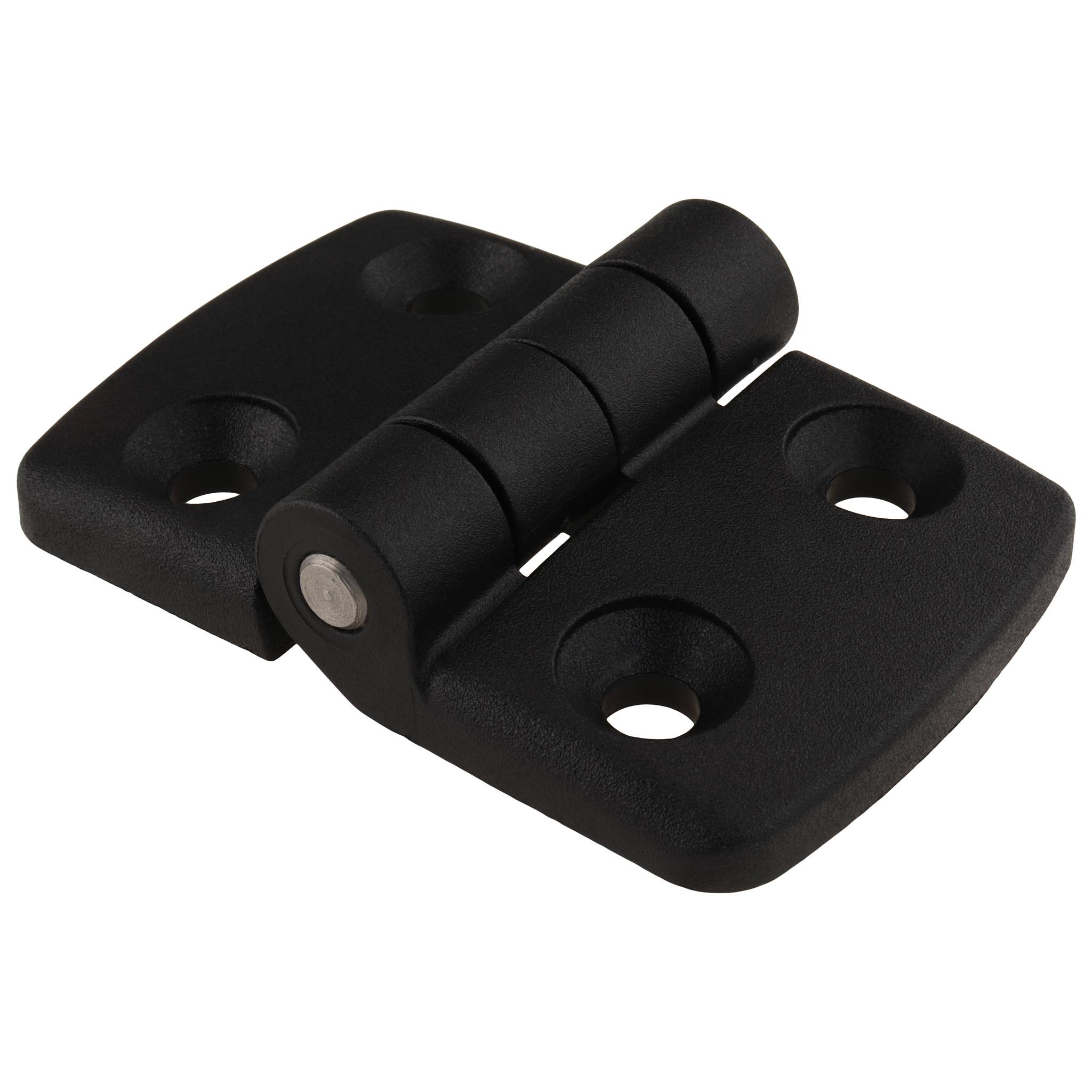 Scharnier, Kunststoff-Kombischarnier, 72x48x16, Kunststoff PA glasfaserverstärkt, schwarz