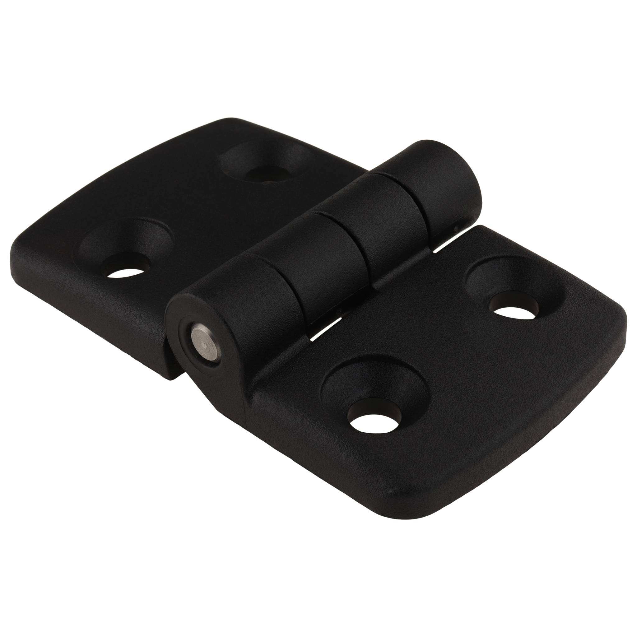 Scharnier, Kunststoff-Kombischarnier, 80x48x16, Kunststoff PA glasfaserverstärkt, schwarz