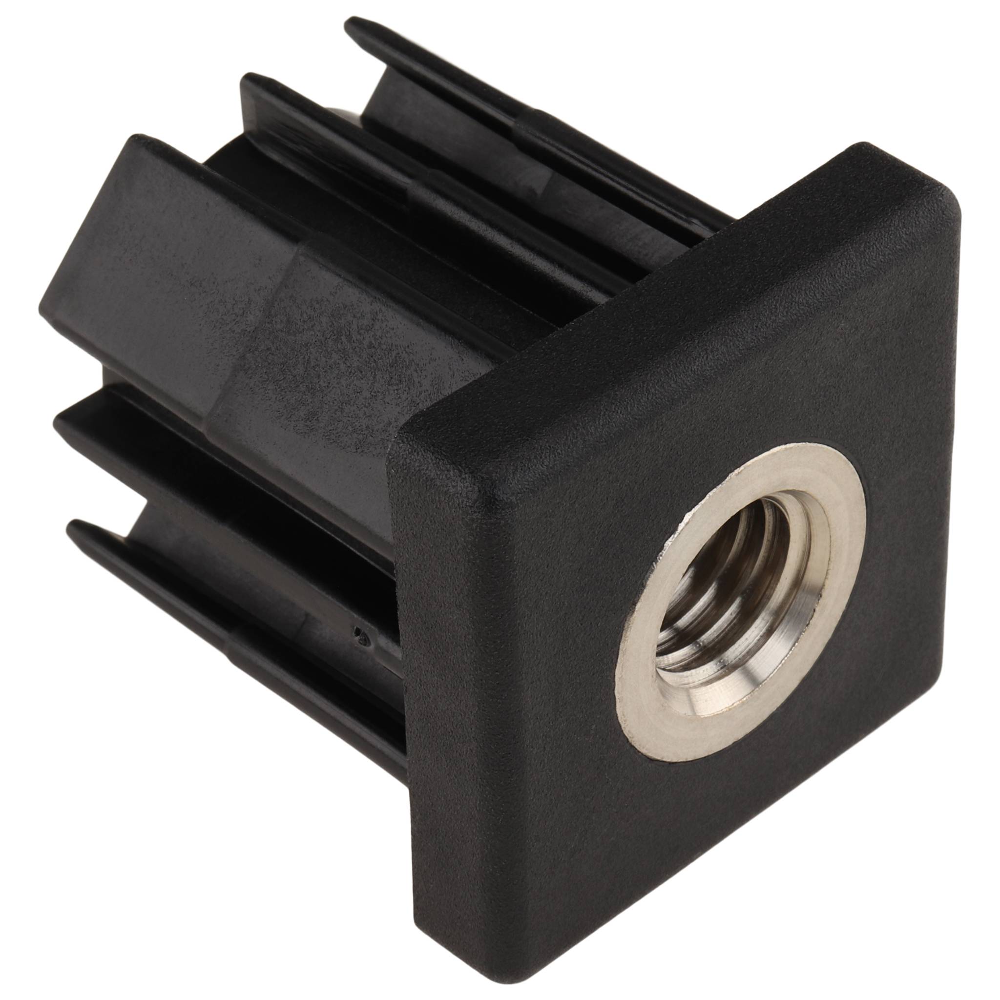 Stopfen, Gewindestopfen M14, 40x40x2.0, Kunststoff PA glasfaserverstärkt, schwarz