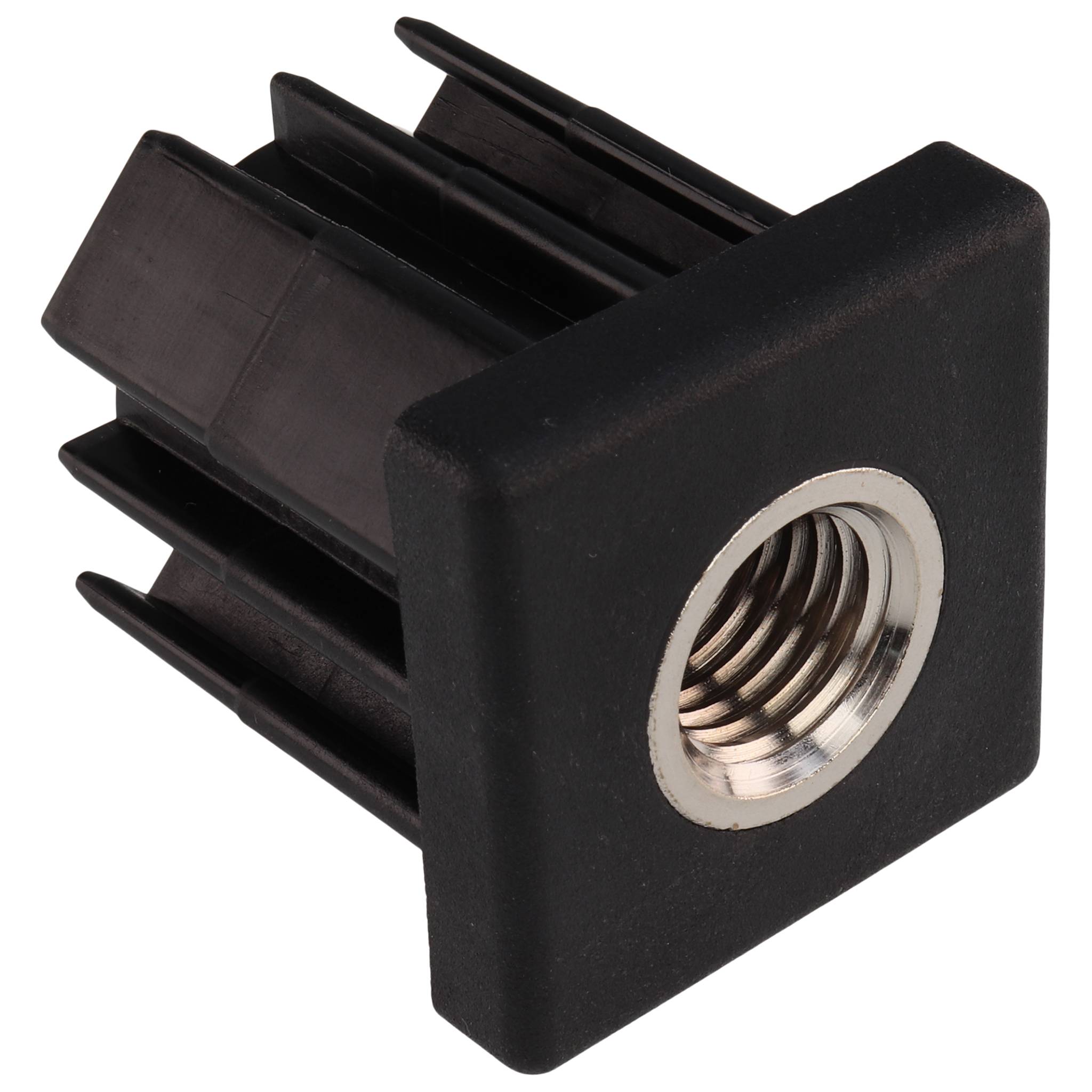 Stopfen, Gewindestopfen M16, 40x40x2.0, Kunststoff PA glasfaserverstärkt, schwarz