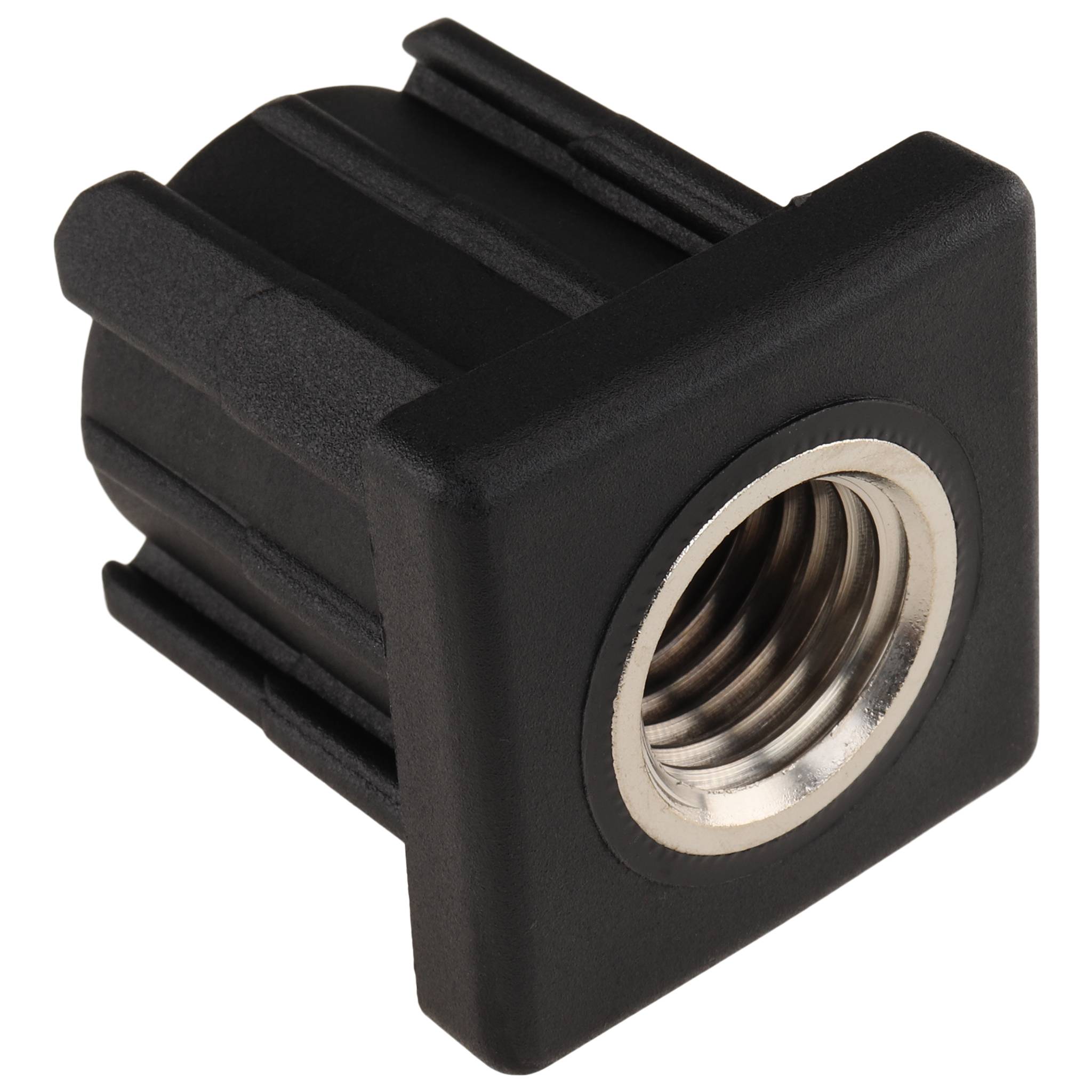 Stopfen, Gewindestopfen M20, 40x40x4.0, Kunststoff PA glasfaserverstärkt, schwarz