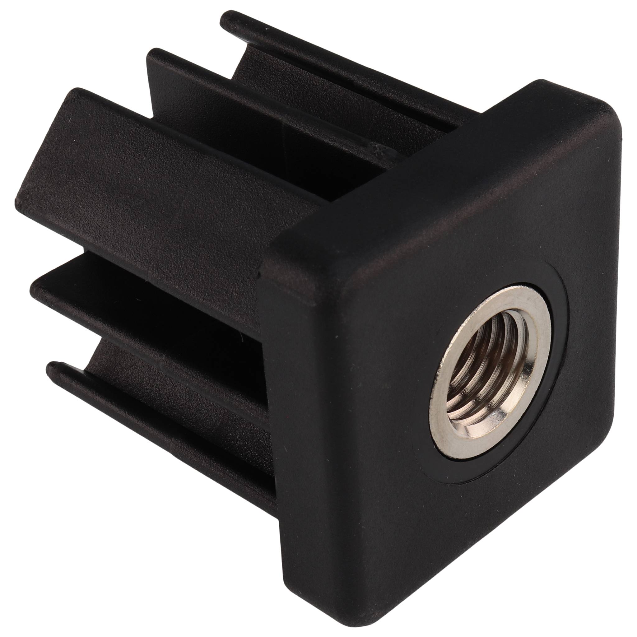 Stopfen, Gewindestopfen M16, 50x50x1.5, Kunststoff PA glasfaserverstärkt, schwarz