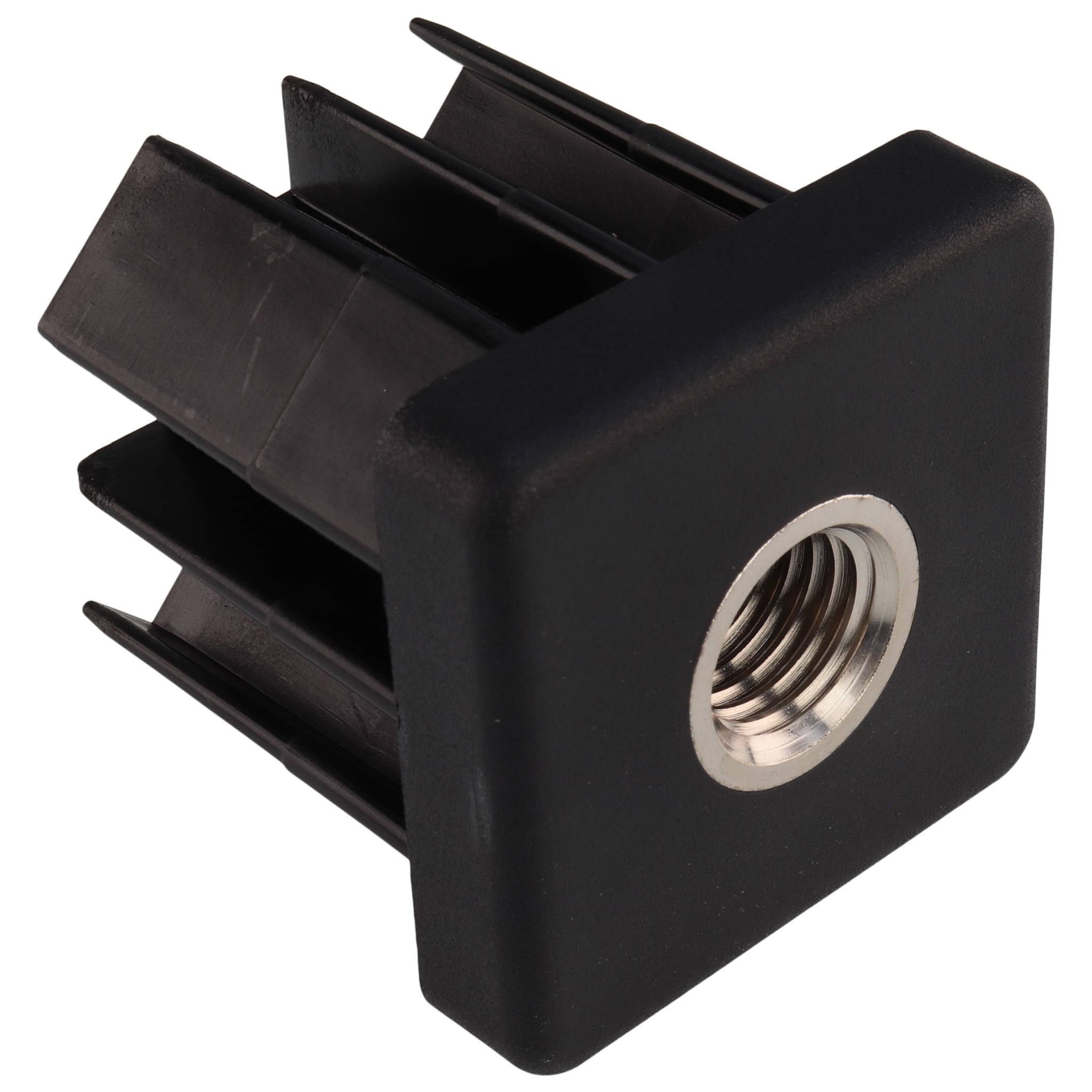 Stopfen, Gewindestopfen M16, 50x50x2.0, Kunststoff PA glasfaserverstärkt, schwarz