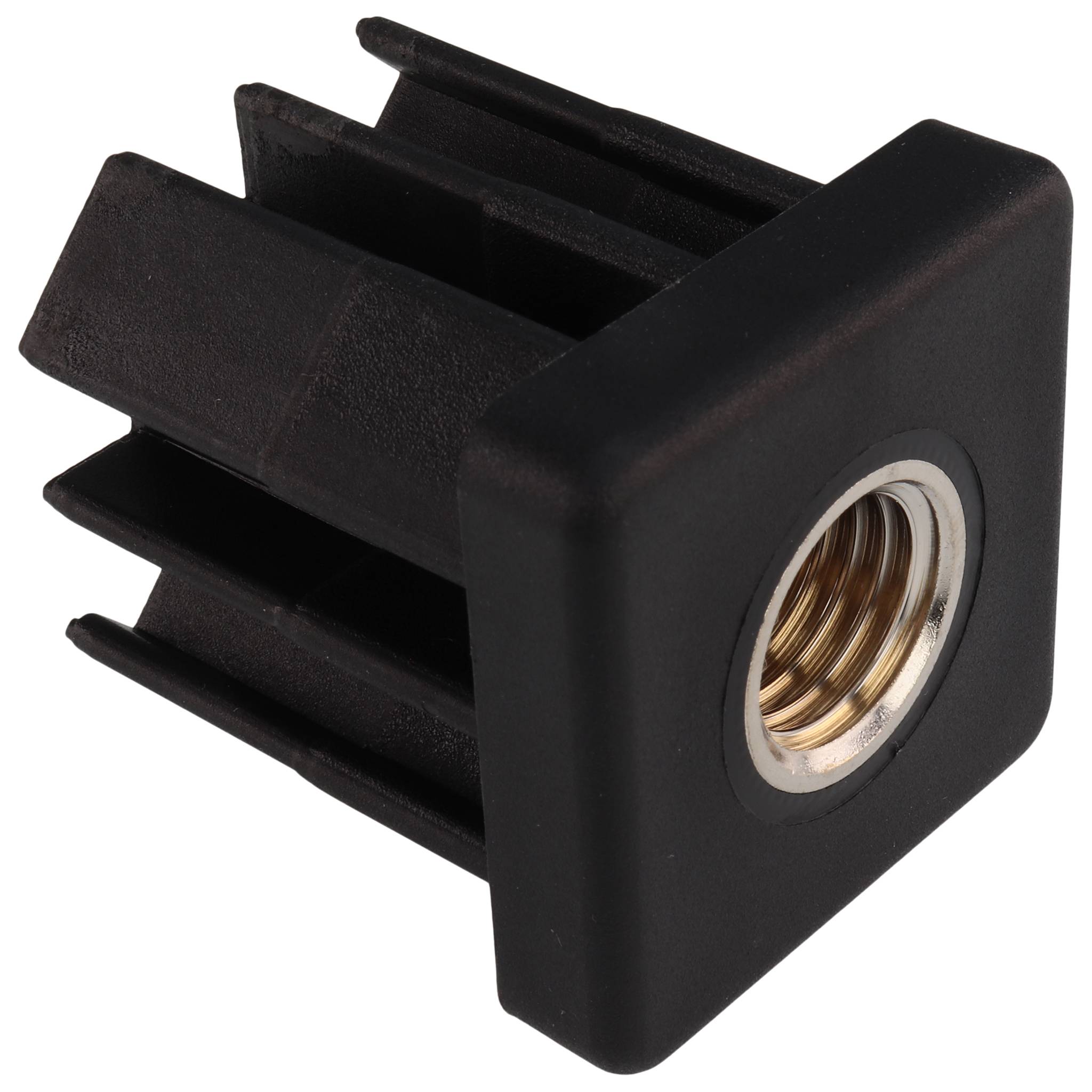 Stopfen, Gewindestopfen M20, 50x50x2.0, Kunststoff PA glasfaserverstärkt, schwarz