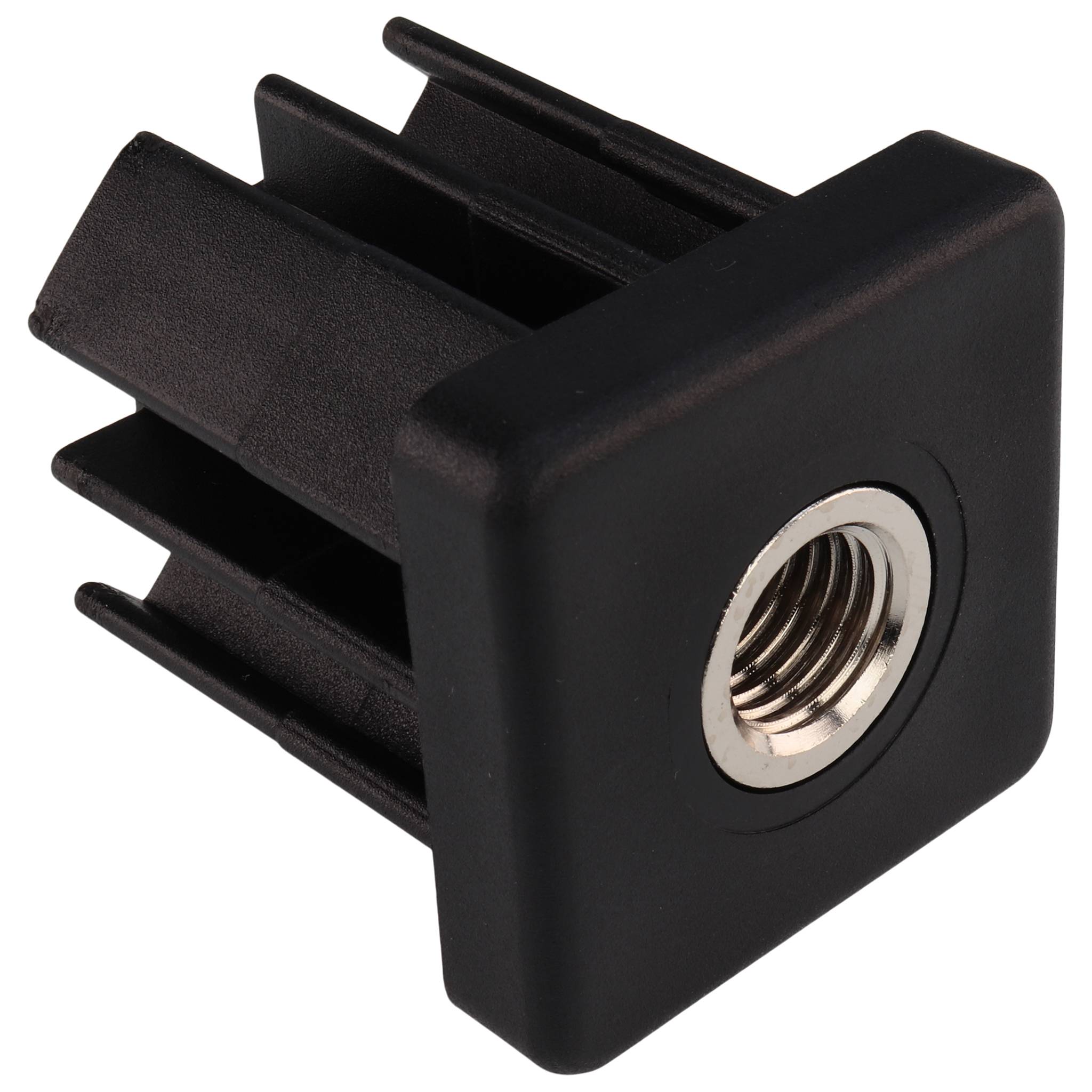 Stopfen, Gewindestopfen M16, 50x50x2.5, Kunststoff PA glasfaserverstärkt, schwarz