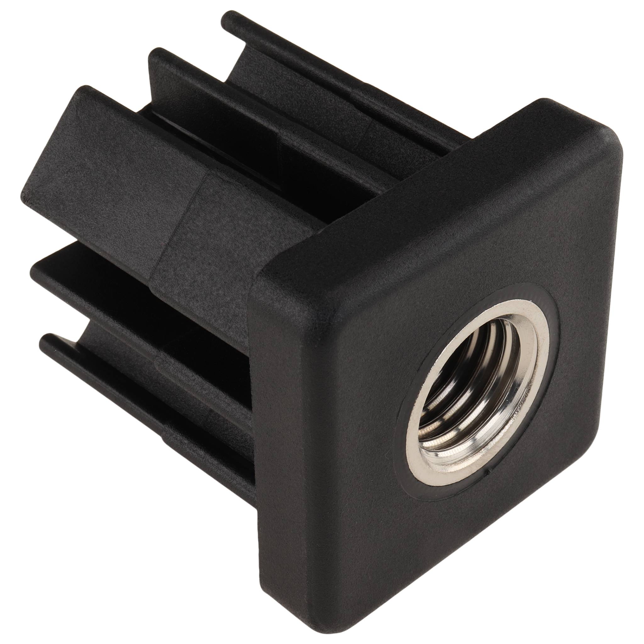 Stopfen, Gewindestopfen M20, 50x50x2.5, Kunststoff PA glasfaserverstärkt, schwarz