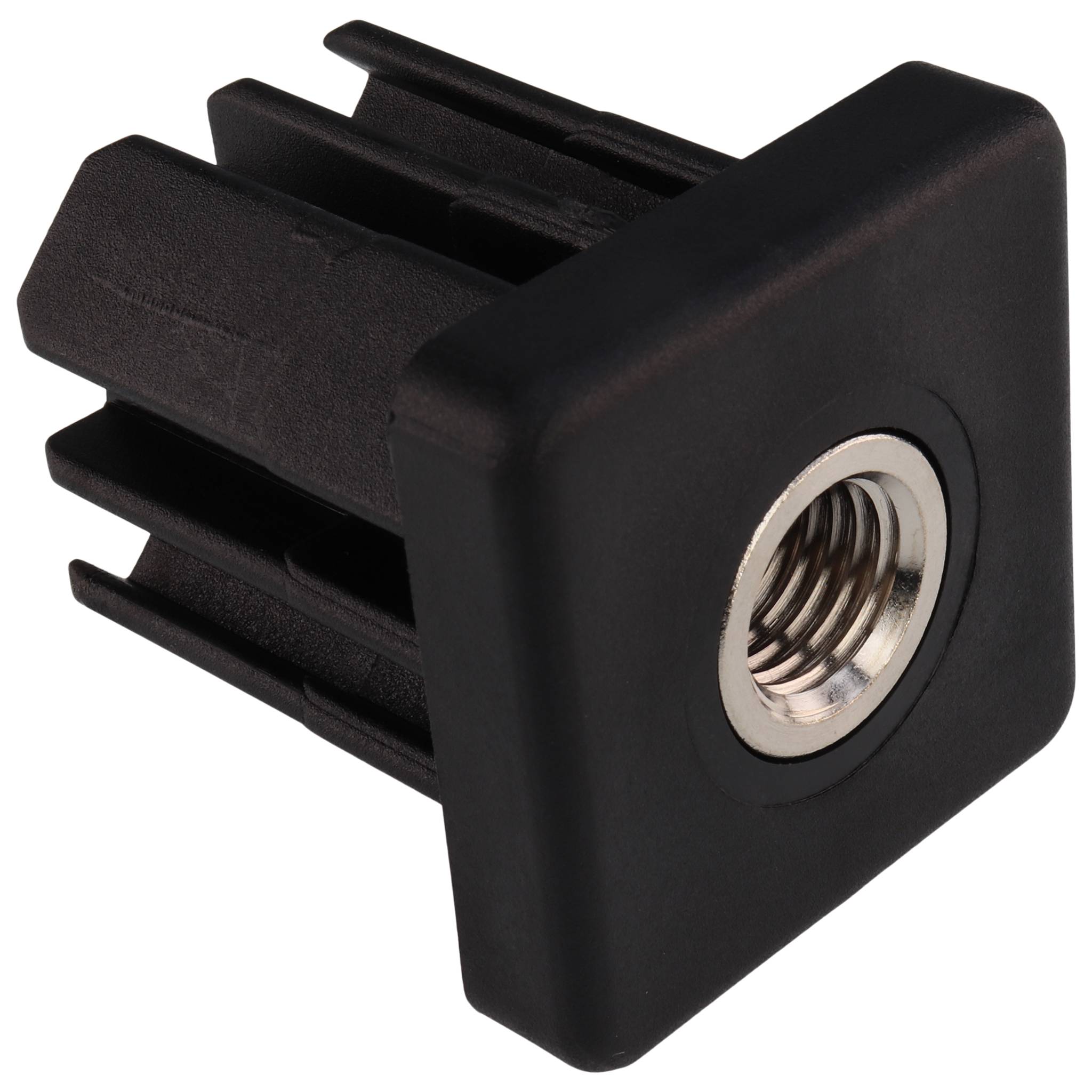 Stopfen, Gewindestopfen M16, 50x50x4.0, Kunststoff PA glasfaserverstärkt, schwarz