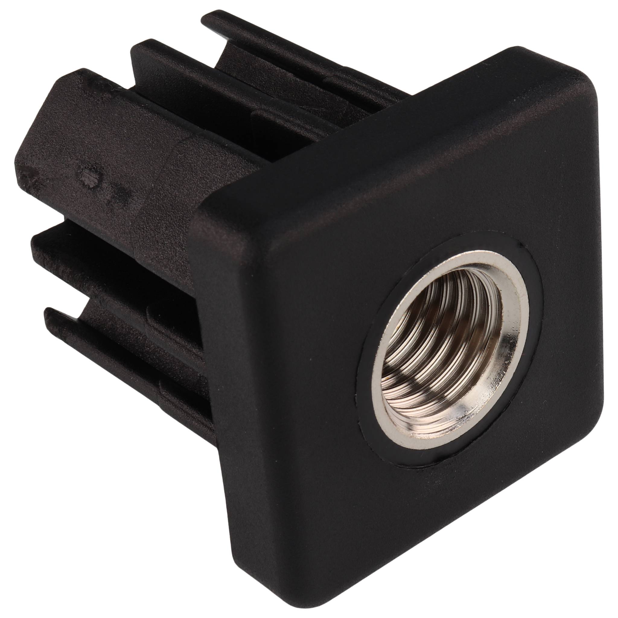 Stopfen, Gewindestopfen M20, 50x50x4.0, Kunststoff PA glasfaserverstärkt, schwarz