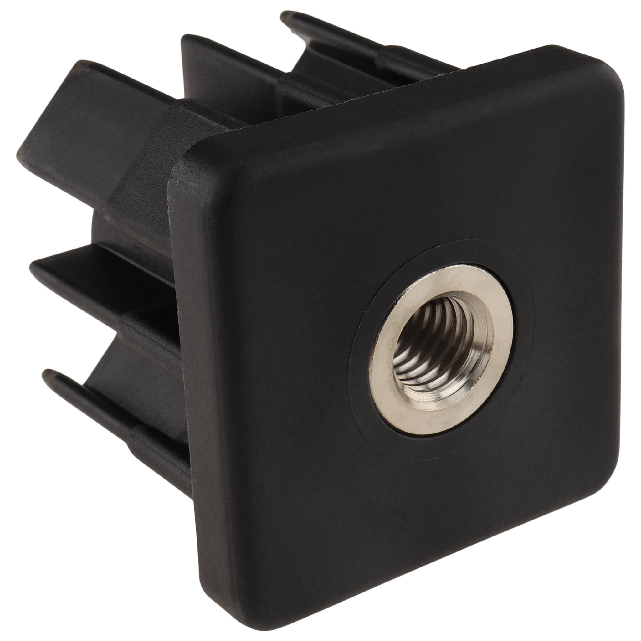 Stopfen, Gewindestopfen M14, 60x60x3.0, Kunststoff PA glasfaserverstärkt, schwarz