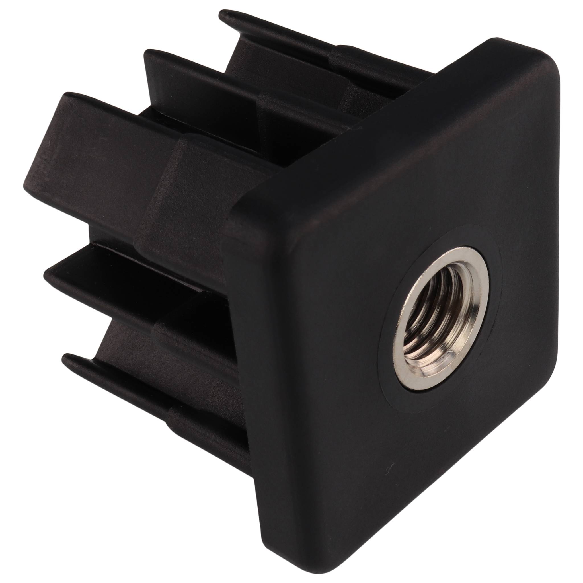 Stopfen, Gewindestopfen M16, 60x60x3.0, Kunststoff PA glasfaserverstärkt, schwarz