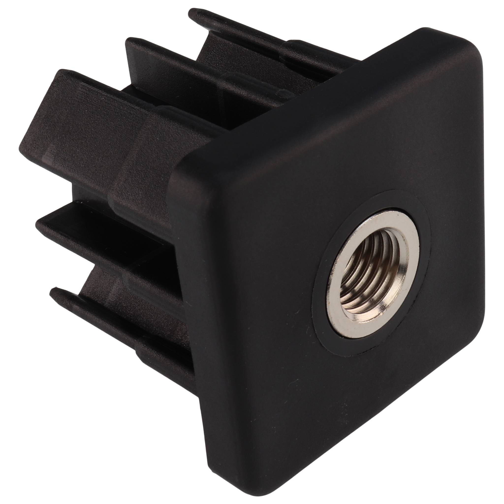 Stopfen, Gewindestopfen M16, 60x60x4.0, Kunststoff PA glasfaserverstärkt, schwarz