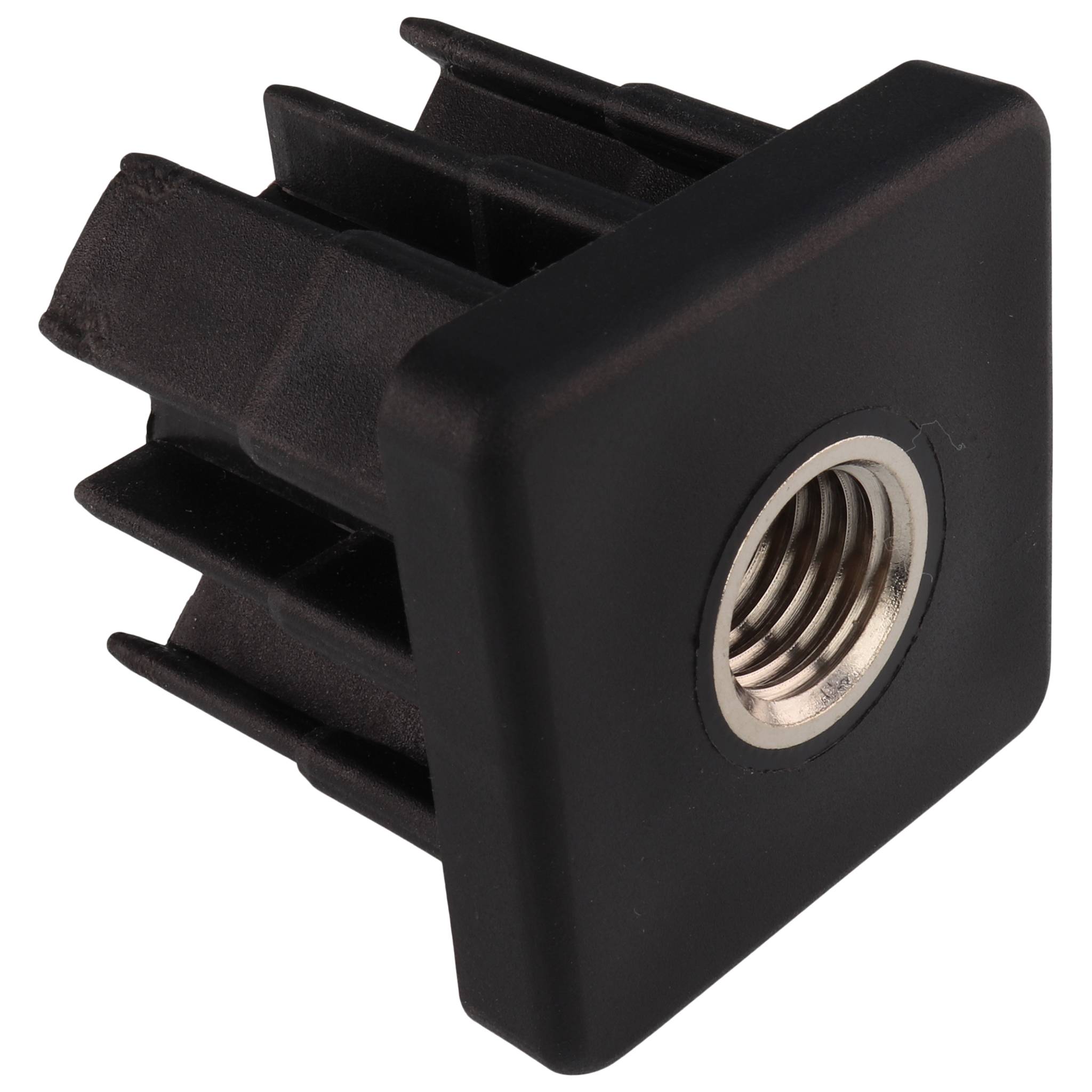 Stopfen, Gewindestopfen M20, 60x60x4.0, Kunststoff PA glasfaserverstärkt, schwarz