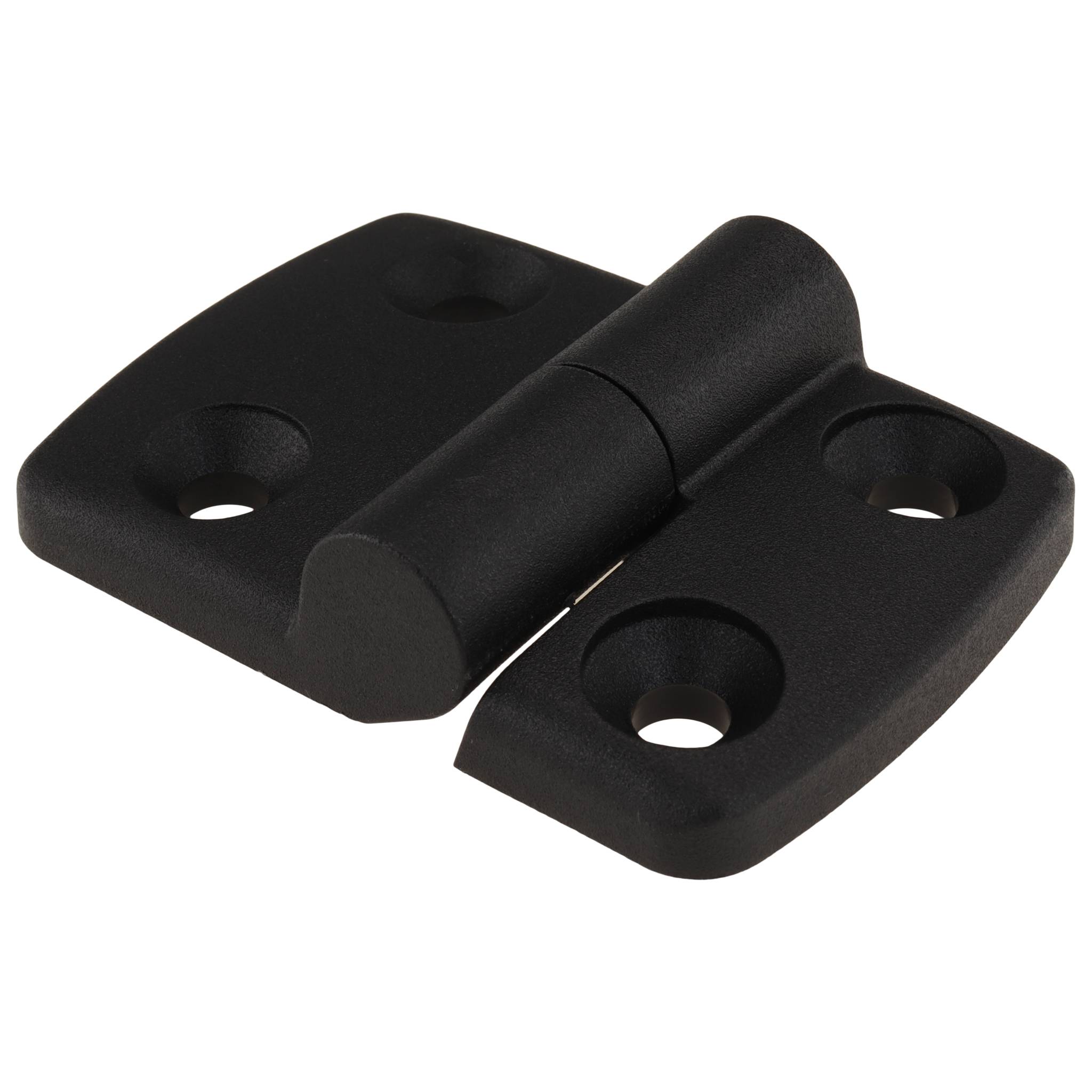 Scharnier, Kunststoff-Kombischarnier, 68x48x16, Kunststoff PA glasfaserverstärkt, schwarz