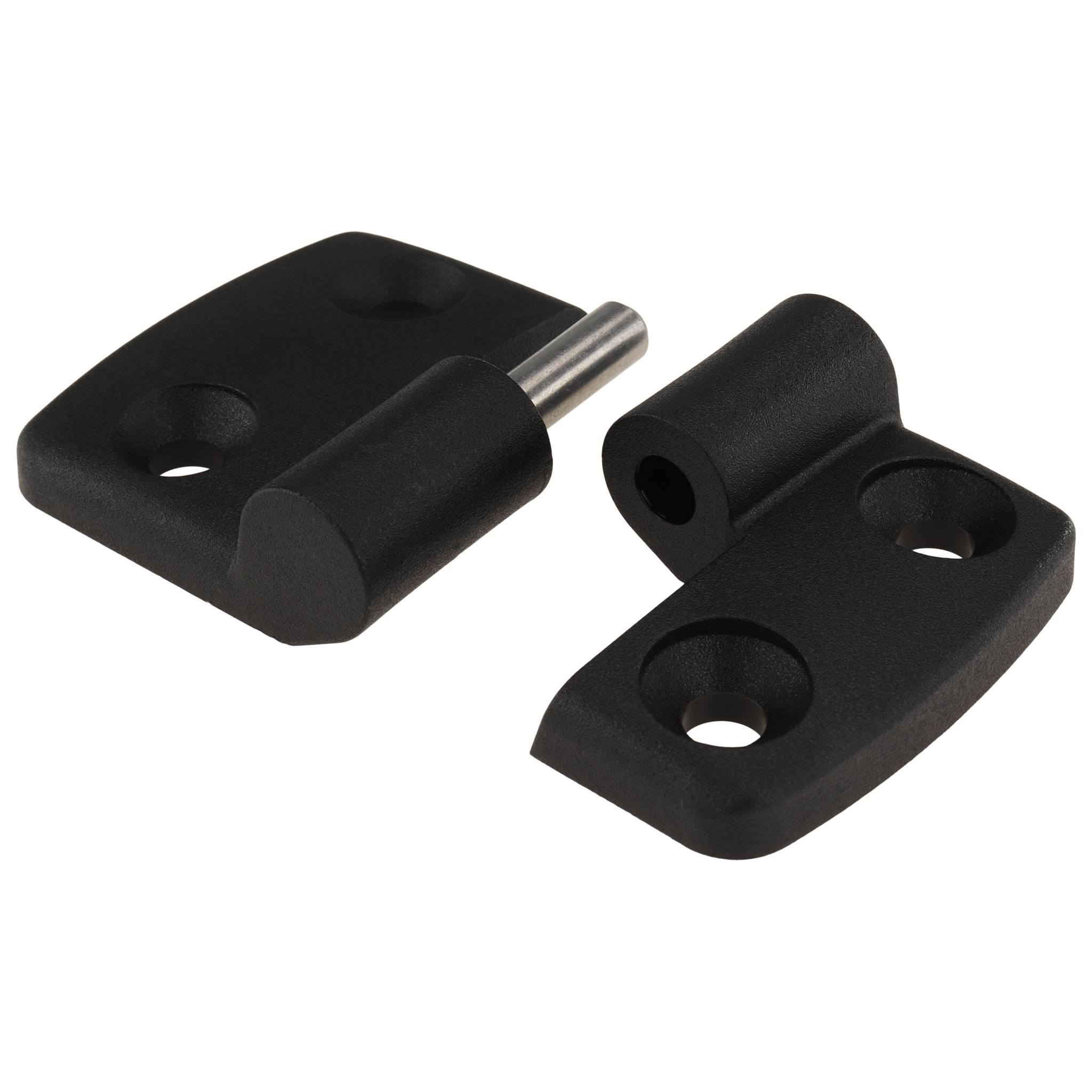 Scharnier, Kunststoff-Kombischarnier, 68x48x16, Kunststoff PA glasfaserverstärkt, schwarz