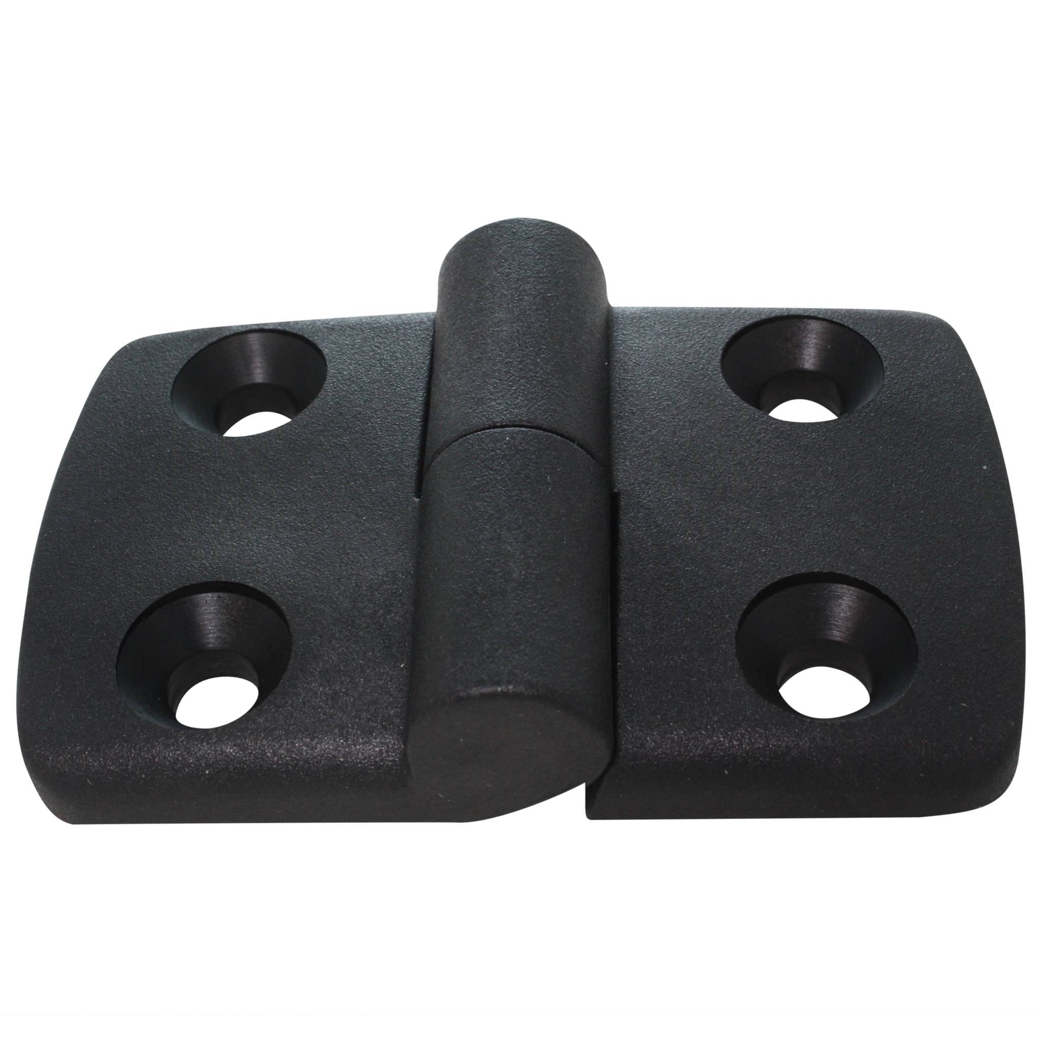 Scharnier, Kunststoff-Kombischarnier, 77x48x16, Kunststoff PA glasfaserverstärkt, schwarz