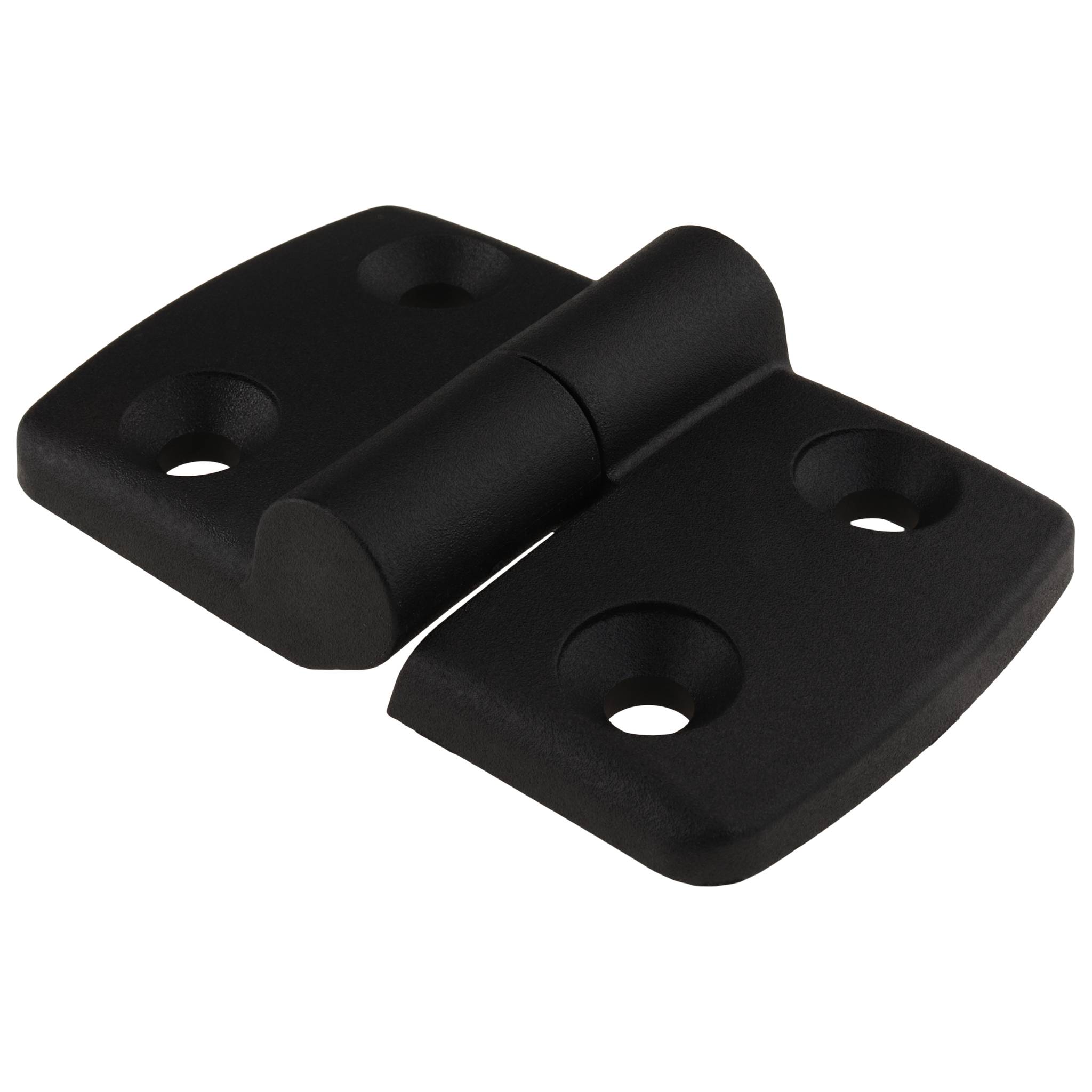 Scharnier, Kunststoff-Kombischarnier, 77x48x16, Kunststoff PA glasfaserverstärkt, schwarz