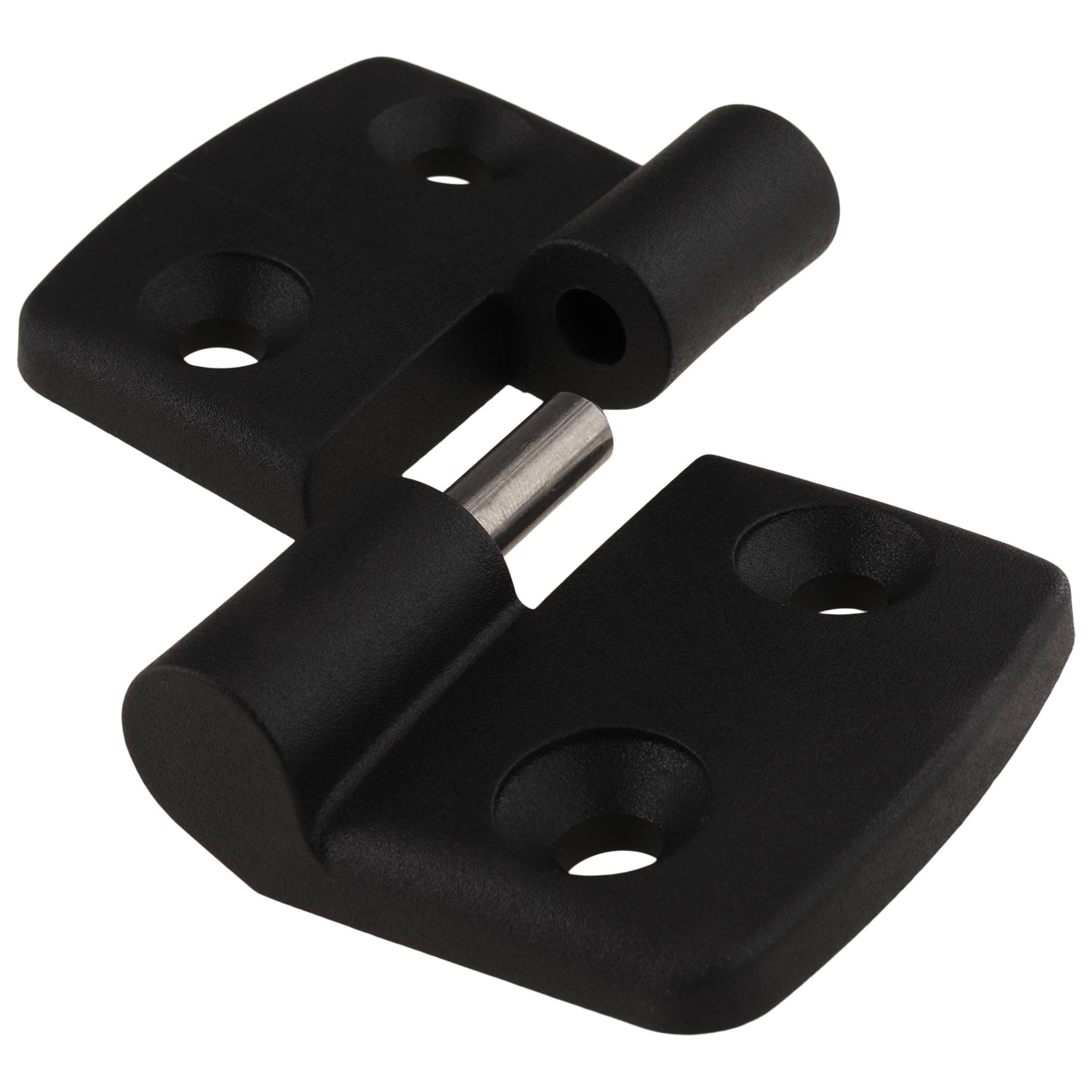 Scharnier, Kunststoff-Kombischarnier, 77x48x16, Kunststoff PA glasfaserverstärkt, schwarz