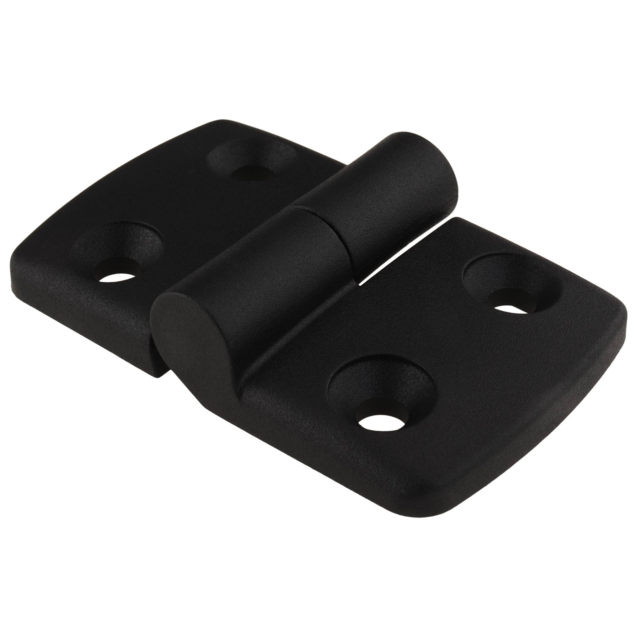 Scharnier, Kunststoff-Kombischarnier, 77x48x16, Kunststoff PA glasfaserverstärkt, schwarz