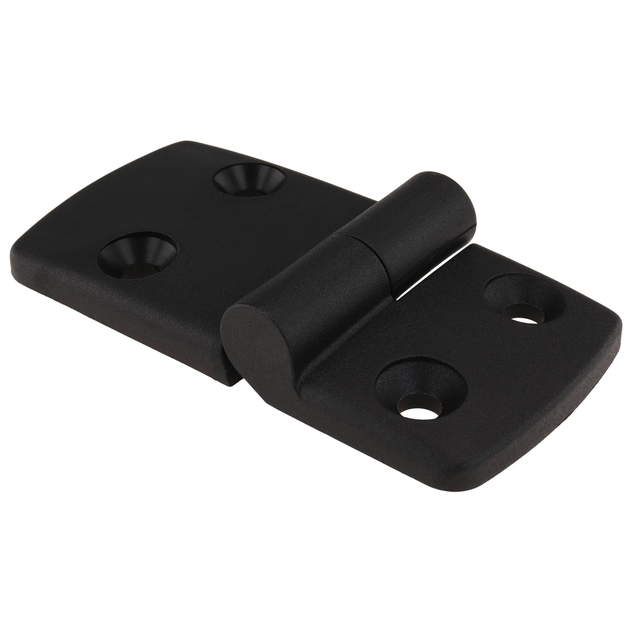 Scharnier, Kunststoff-Kombischarnier, 96x48x16, Kunststoff PA glasfaserverstärkt, schwarz