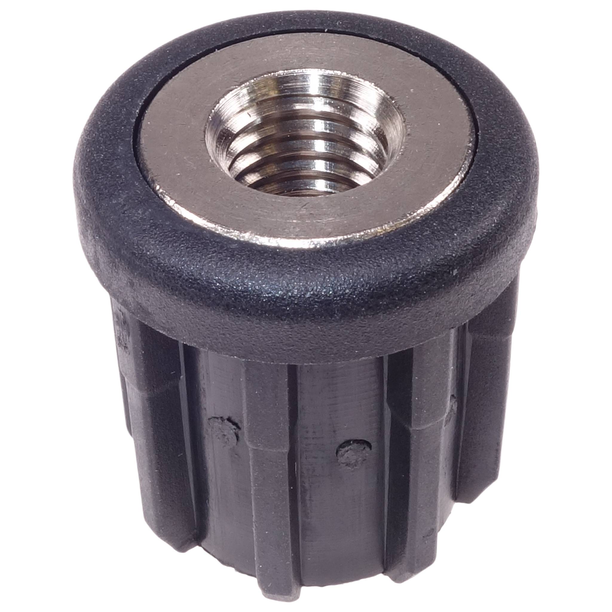 Stopfen, Gewindestopfen M12, D30x1.0, Kunststoff PA glasfaserverstärkt, schwarz