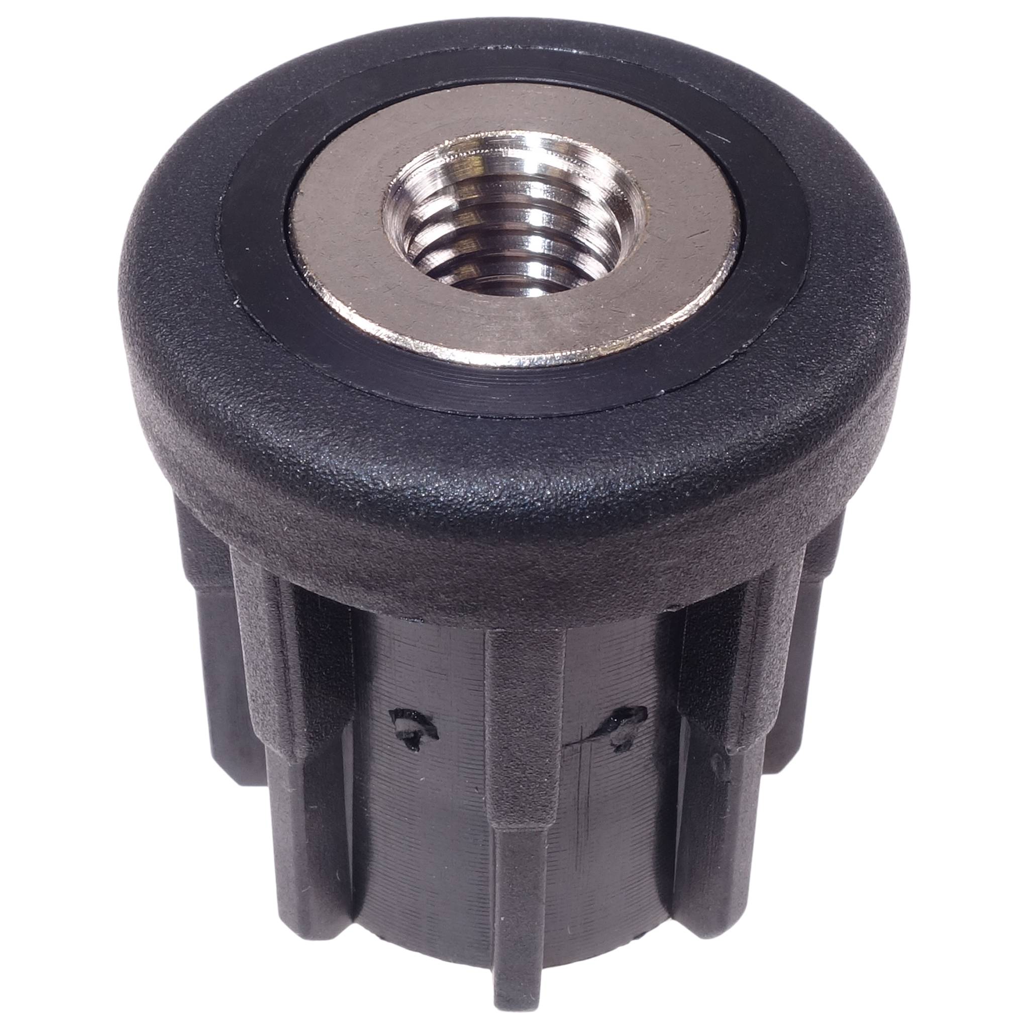 Stopfen, Gewindestopfen M12, D38x1.5, Kunststoff PA glasfaserverstärkt, schwarz