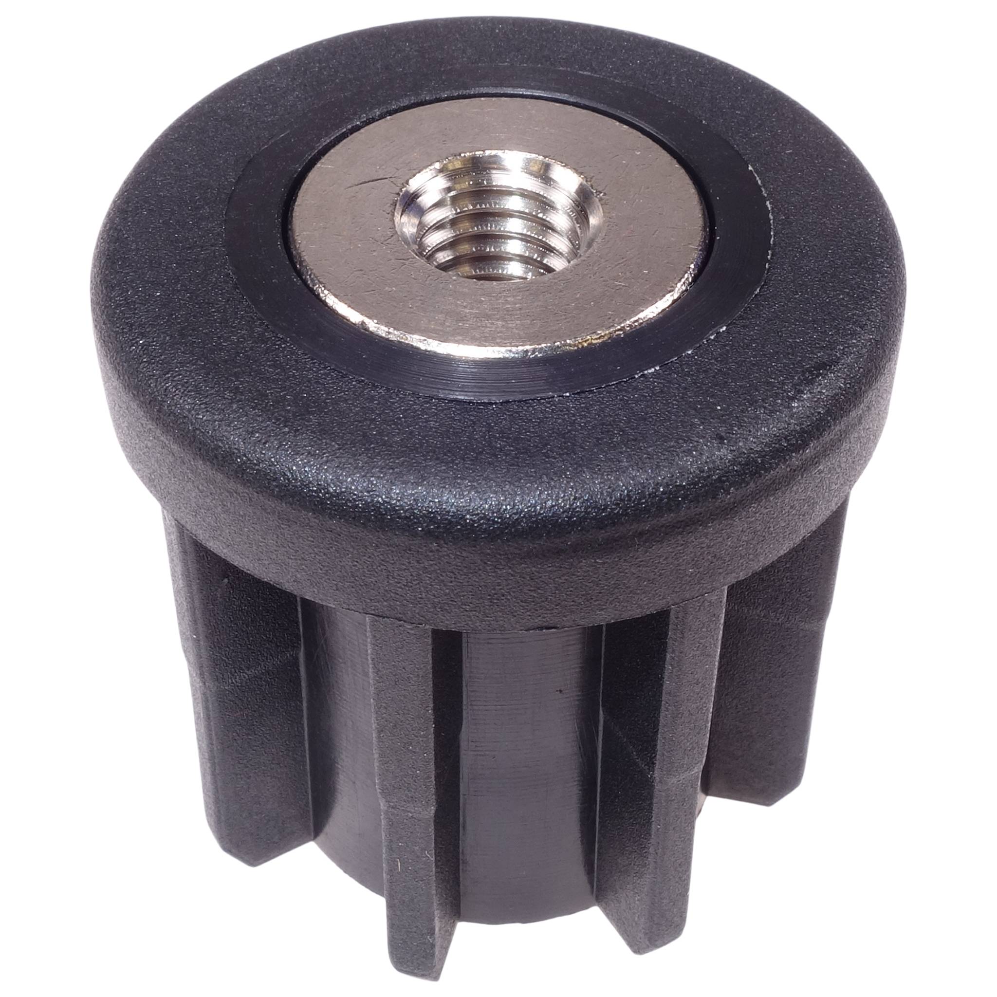 Stopfen, Gewindestopfen M10, D42.4x1.5, Kunststoff PA glasfaserverstärkt, schwarz