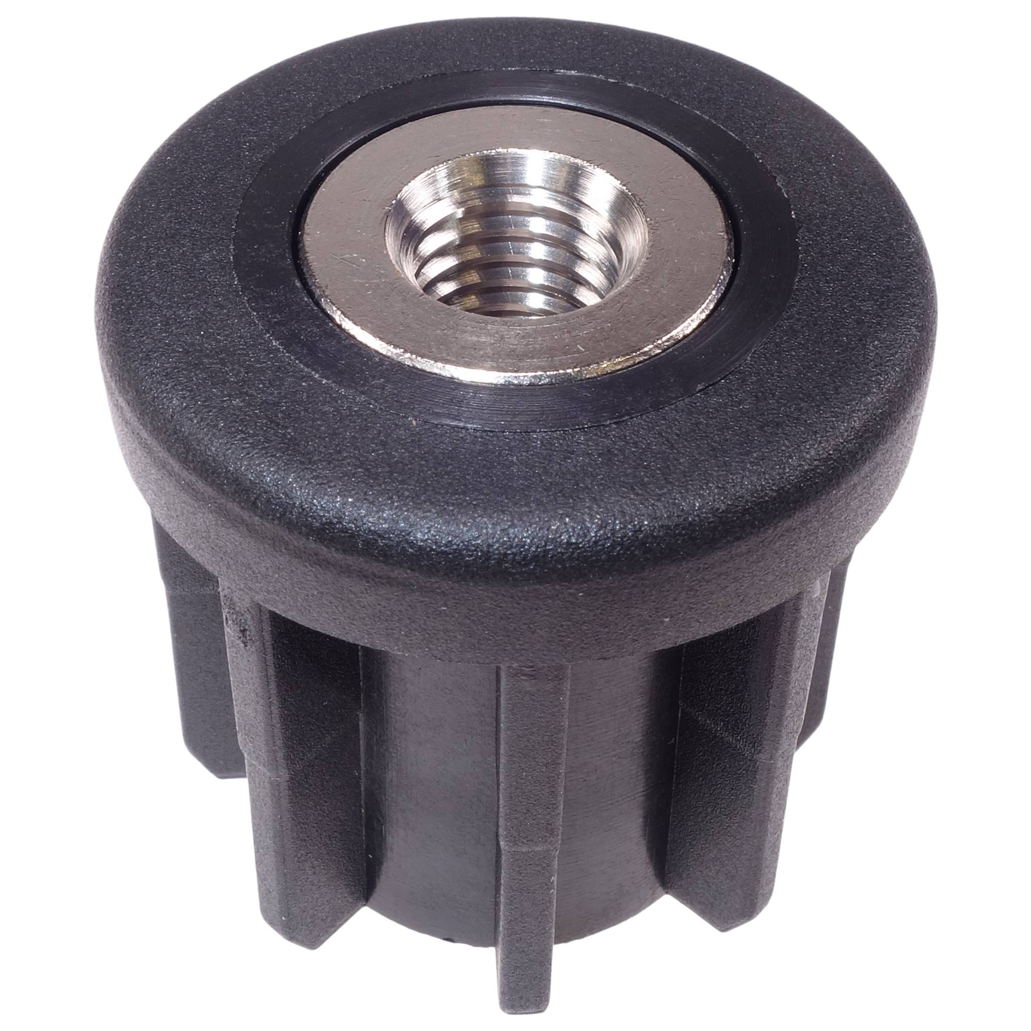 Stopfen, Gewindestopfen M12, D42.4x1.5, Kunststoff PA glasfaserverstärkt, schwarz