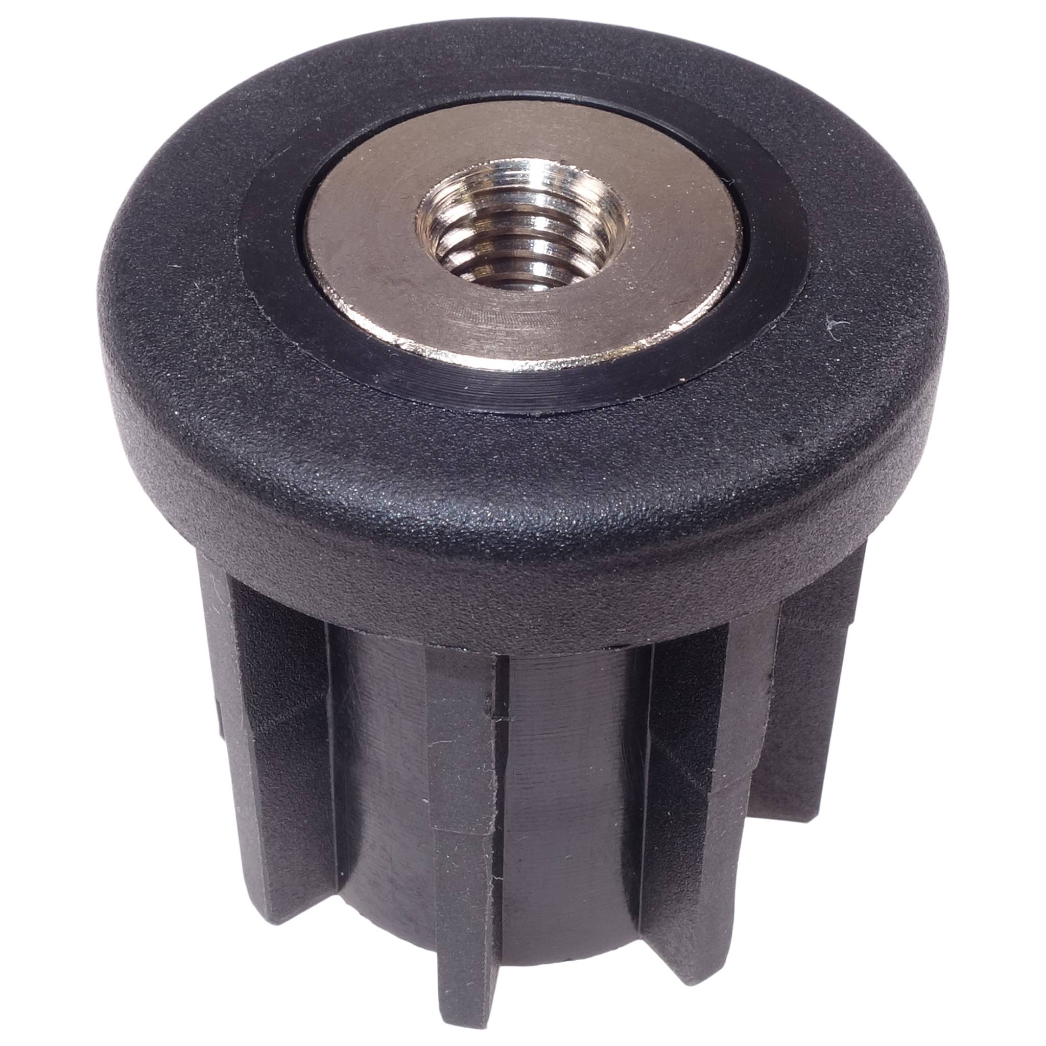 Stopfen, Gewindestopfen M10, D42.4x2.0, Kunststoff PA glasfaserverstärkt, schwarz