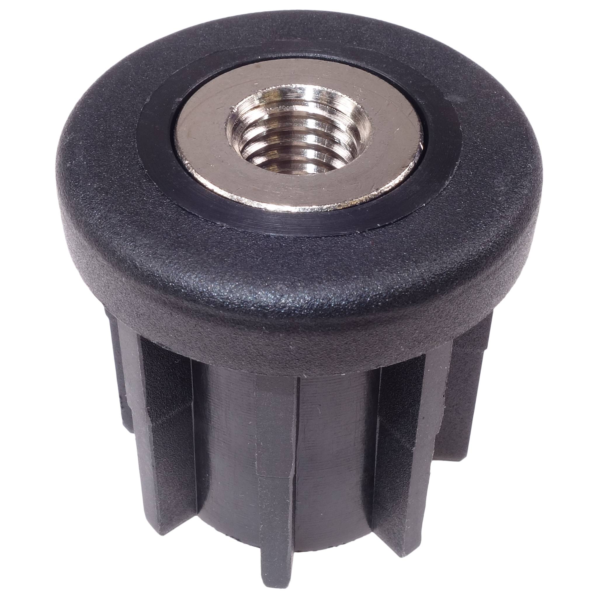 Stopfen, Gewindestopfen M12, D42.4x2.5, Kunststoff PA glasfaserverstärkt, schwarz