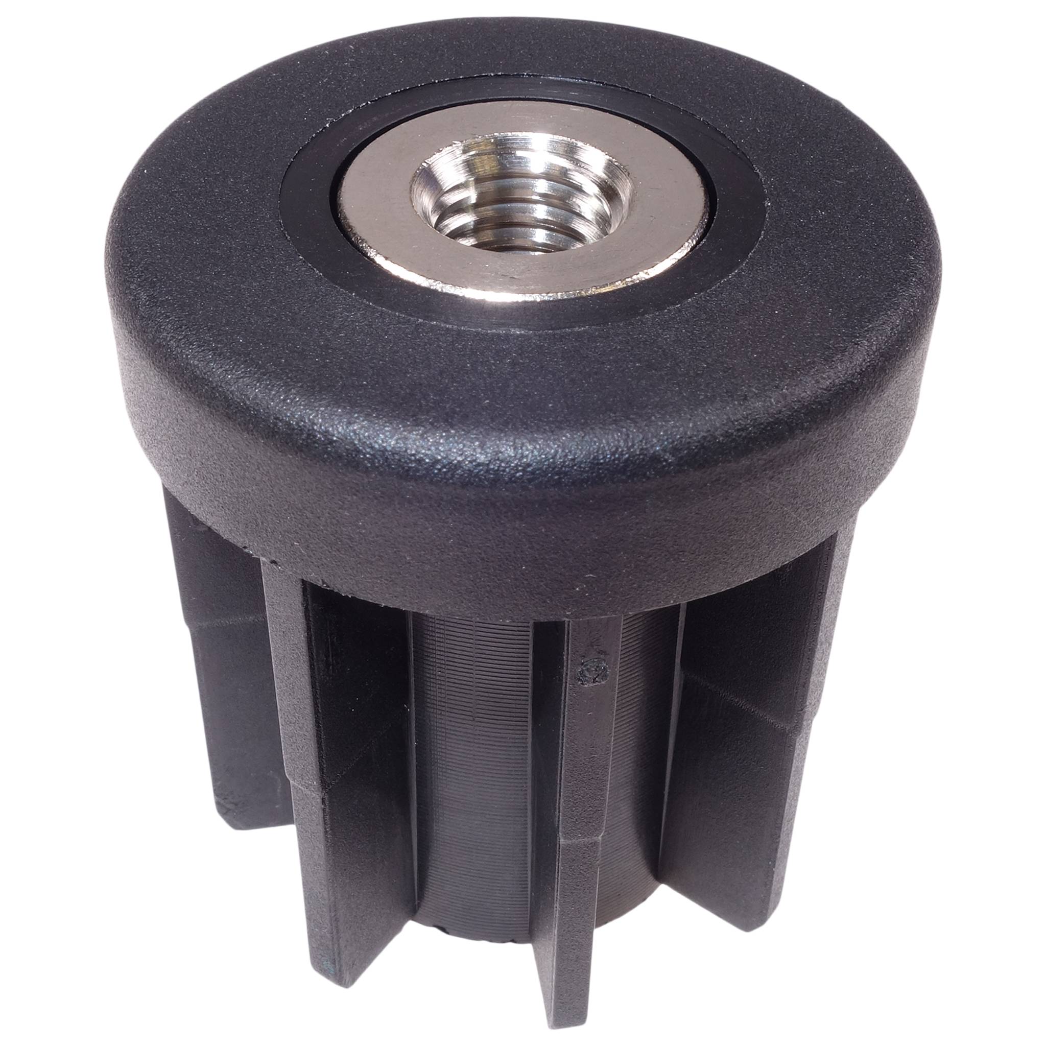 Stopfen, Gewindestopfen M12, D48.3x1.5, Kunststoff PA glasfaserverstärkt, schwarz