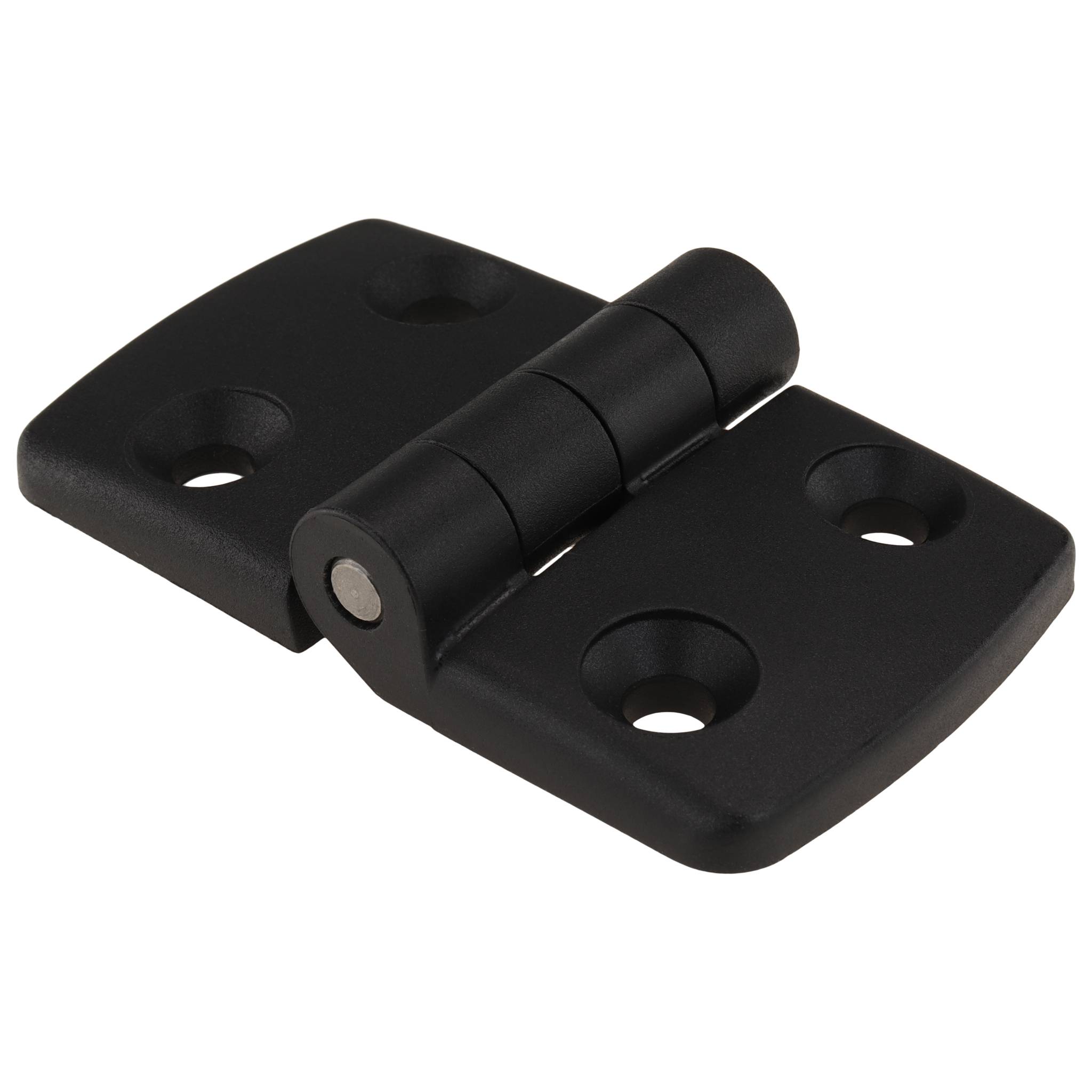 Scharnier, Kunststoff-Kombischarnier, 82x48x16, Kunststoff PA glasfaserverstärkt, schwarz