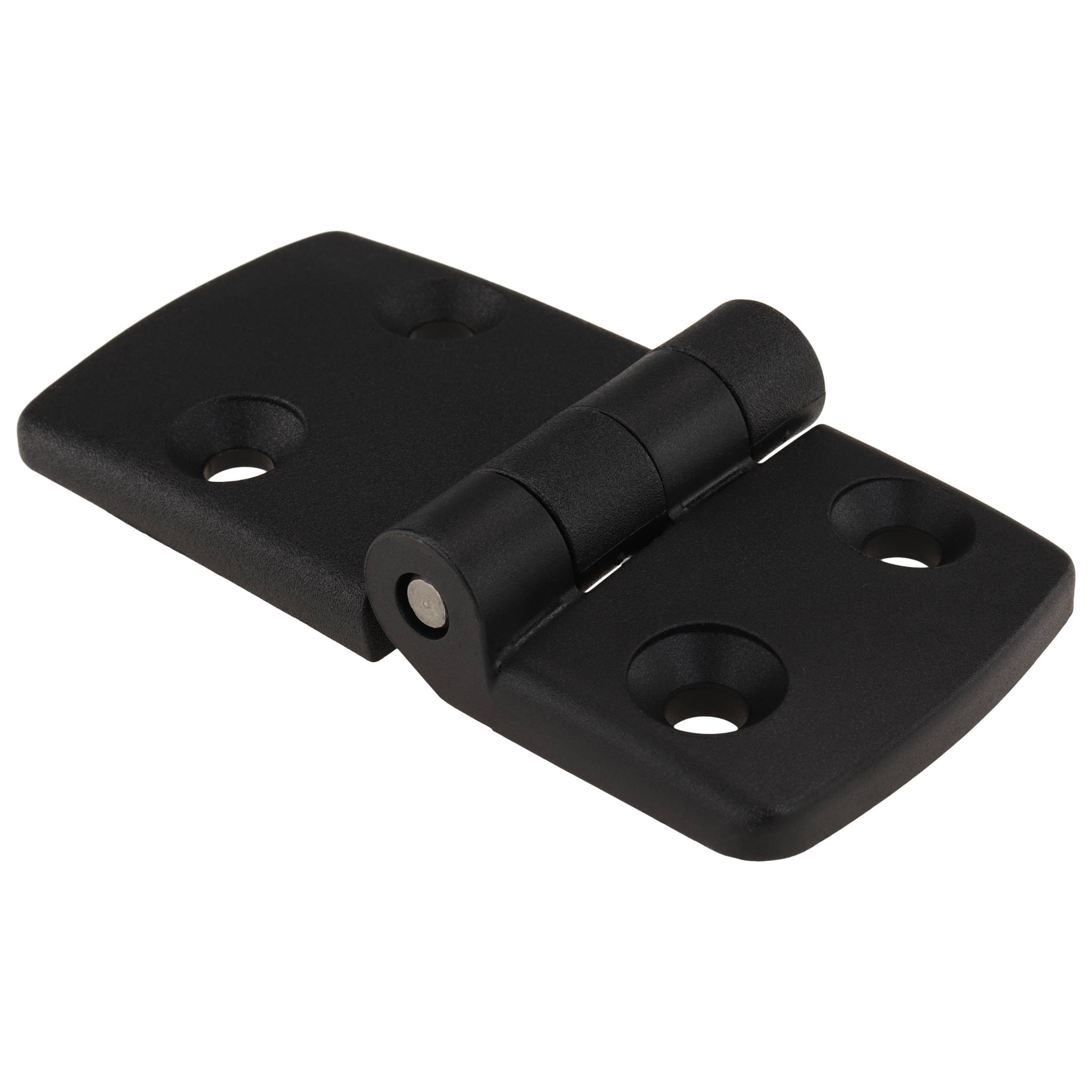 Scharnier, Kunststoff-Kombischarnier, 96x48x16, Kunststoff PA glasfaserverstärkt, schwarz